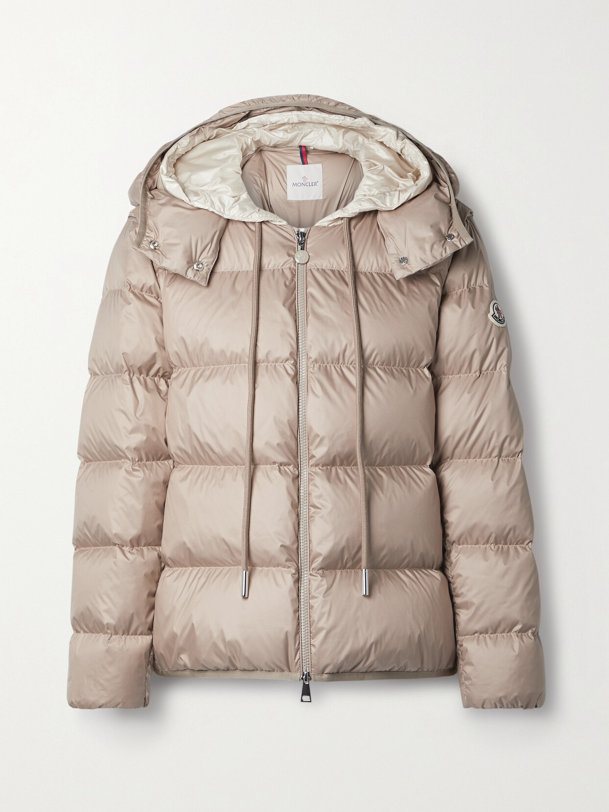 Moncler - Dronieres Hooded Convertible Quilted Shell Down Jacket - Neutrals