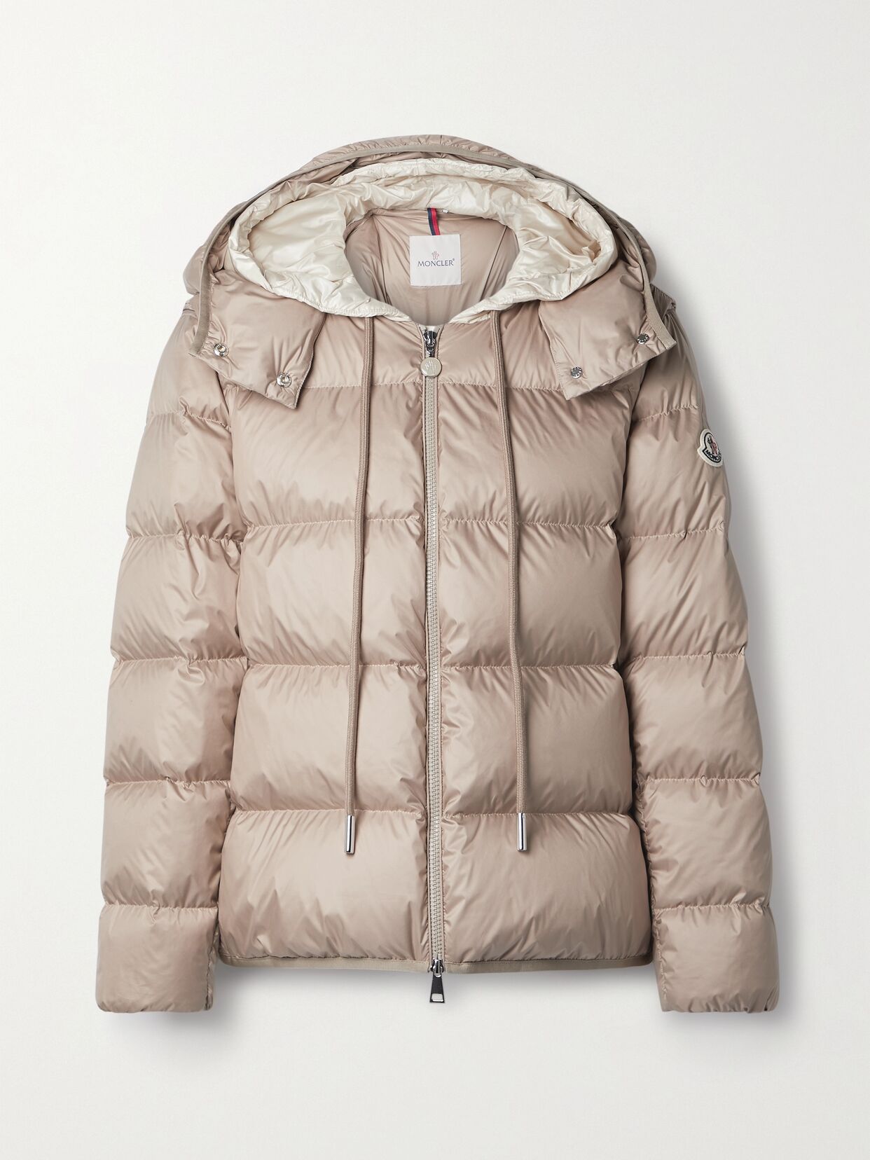 Dronieres hooded convertible quilted shell down jacket