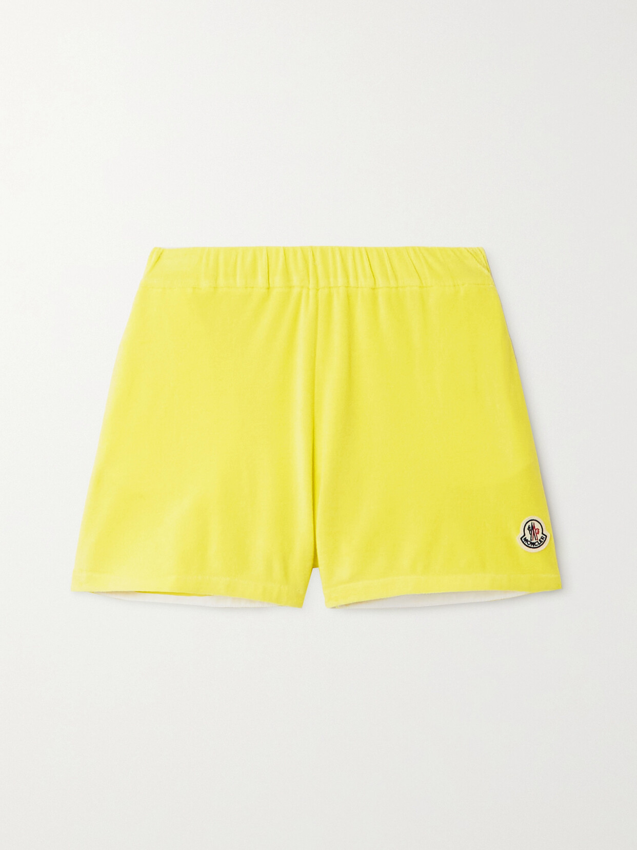 Moncler - Cotton-blend Terry Shorts - Yellow