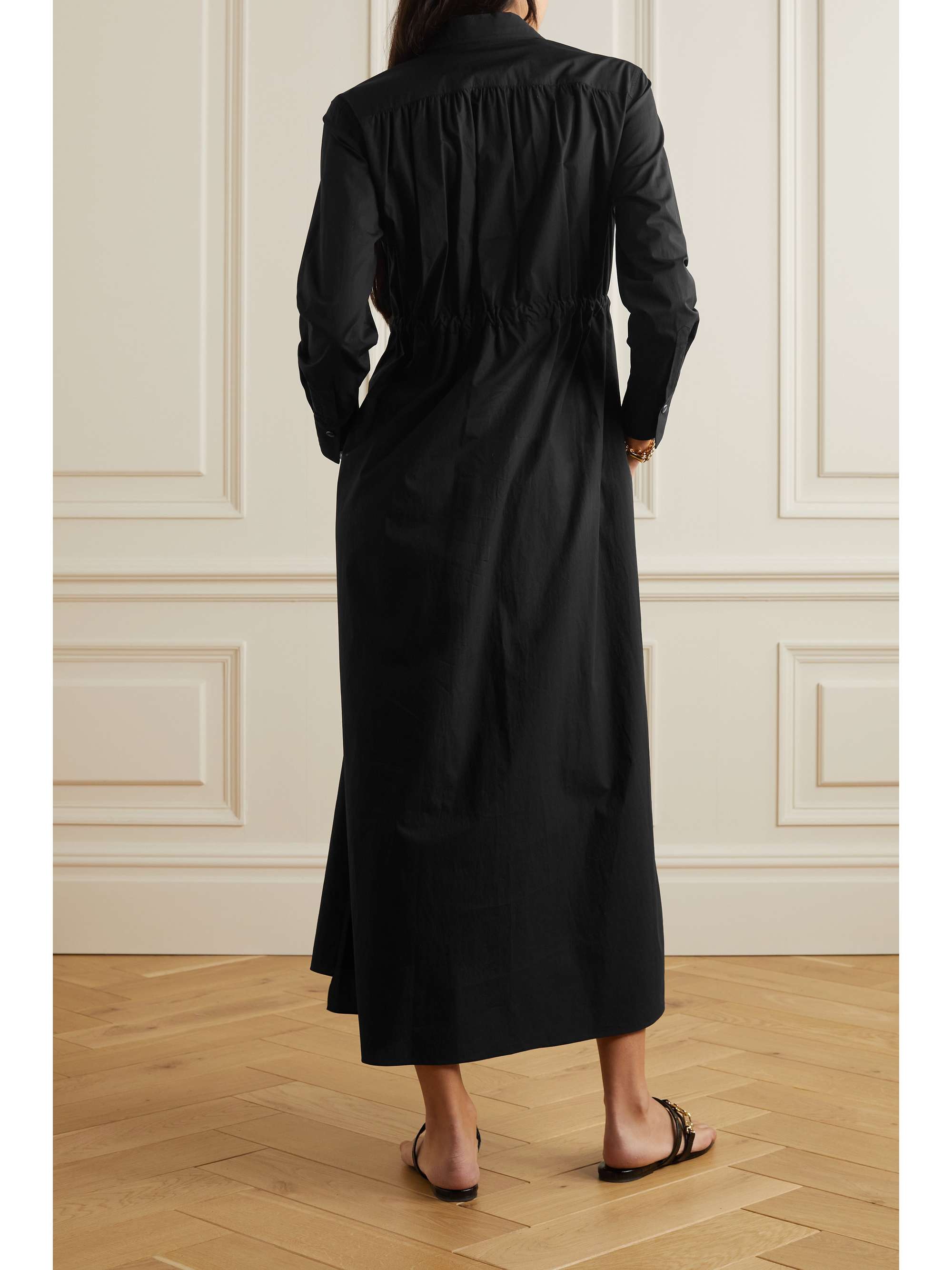 BRUNELLO CUCINELLI Cotton-poplin midi shirt dress