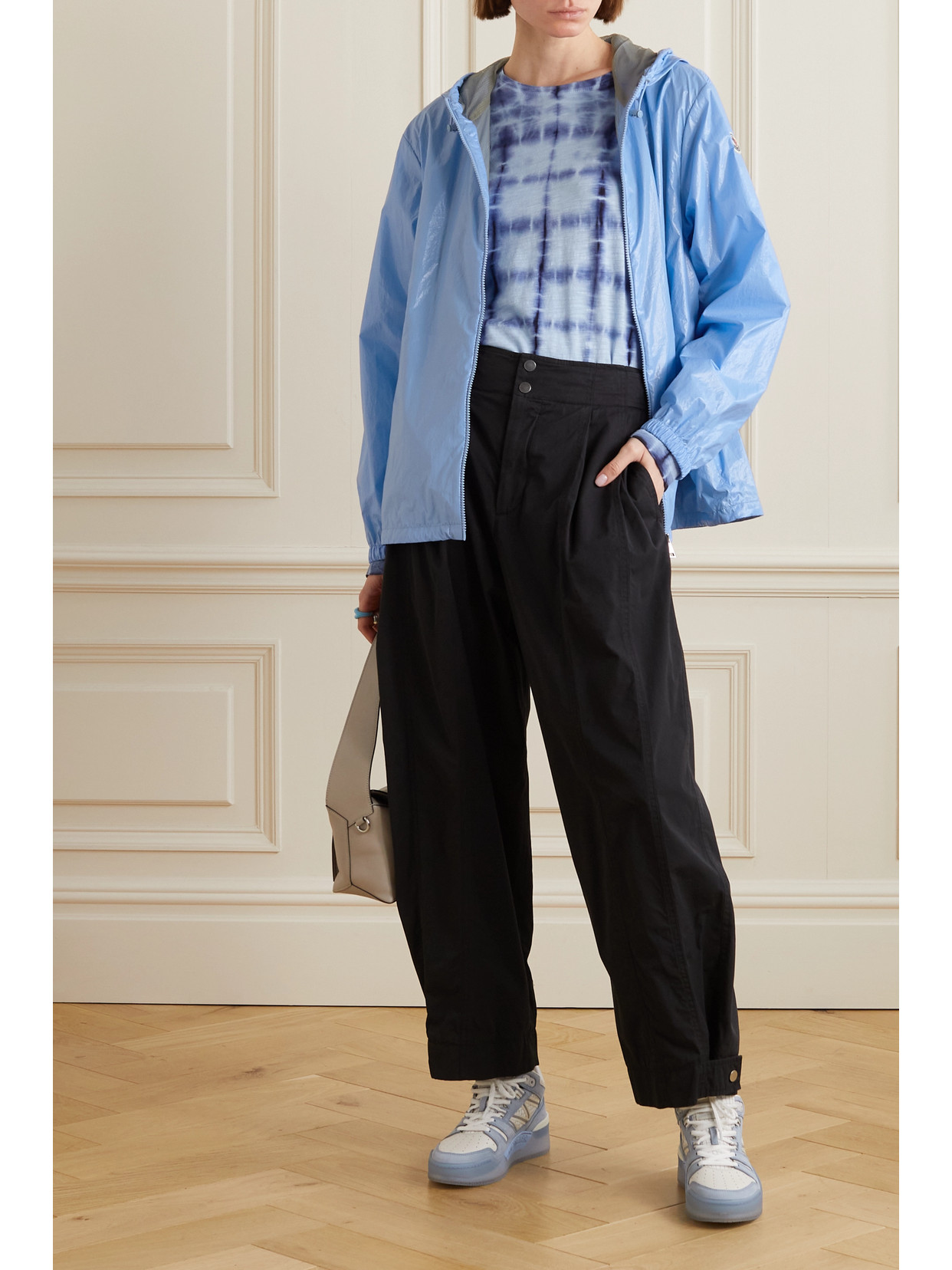 Wuisse Hooded Coated Cotton-Blend Jacket