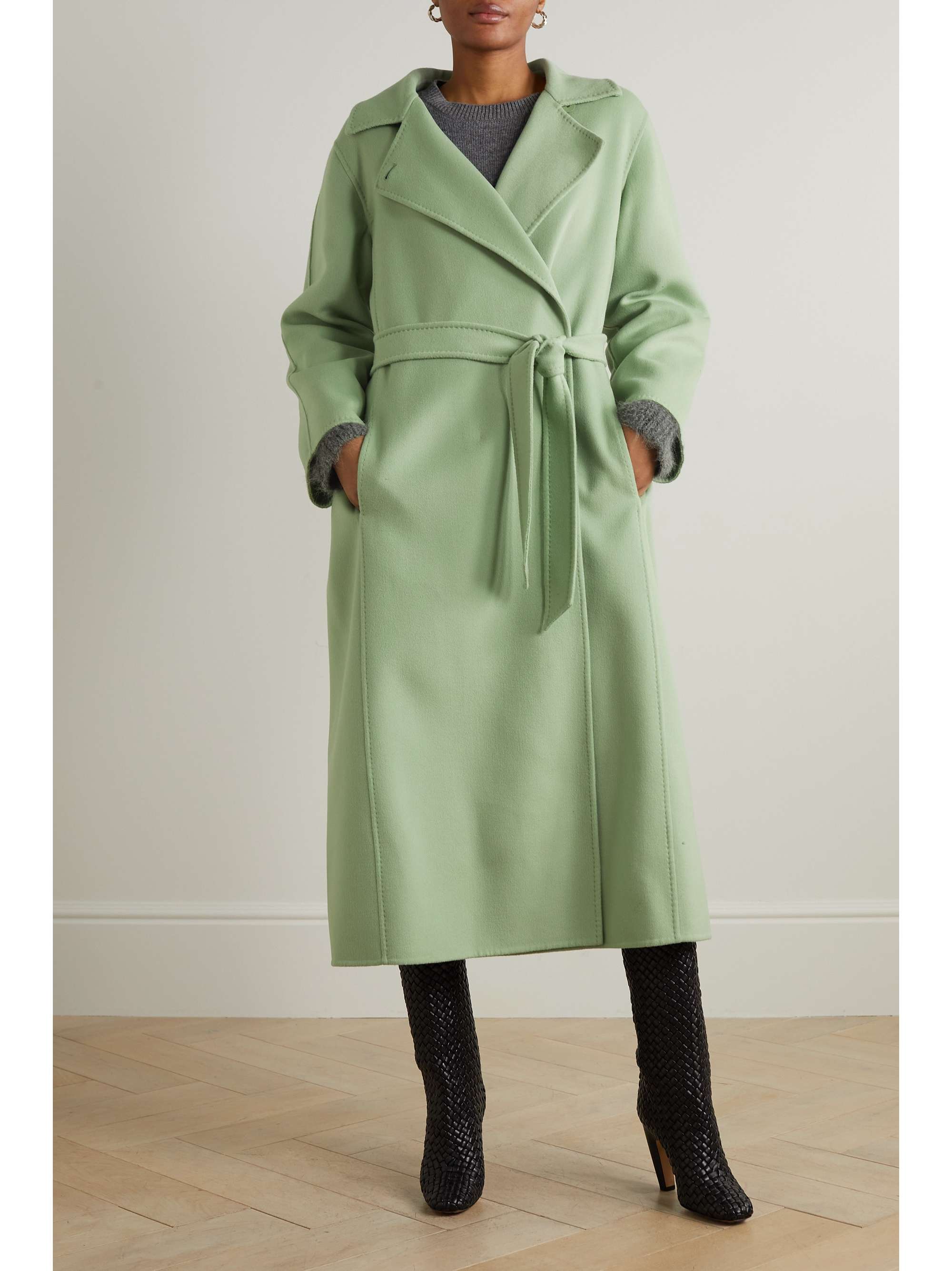 MAX MARA Manuela Icon belted wool and cashmere-blend coat