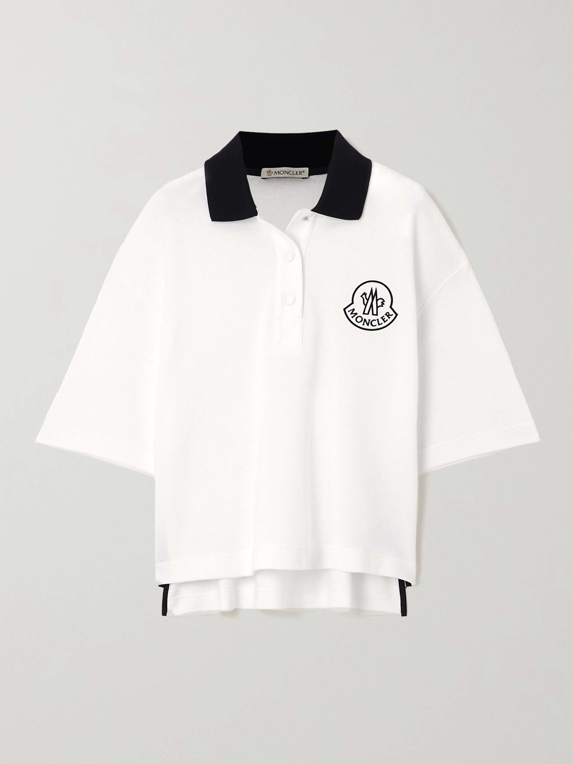 Moncler pique polo shirt hotsell