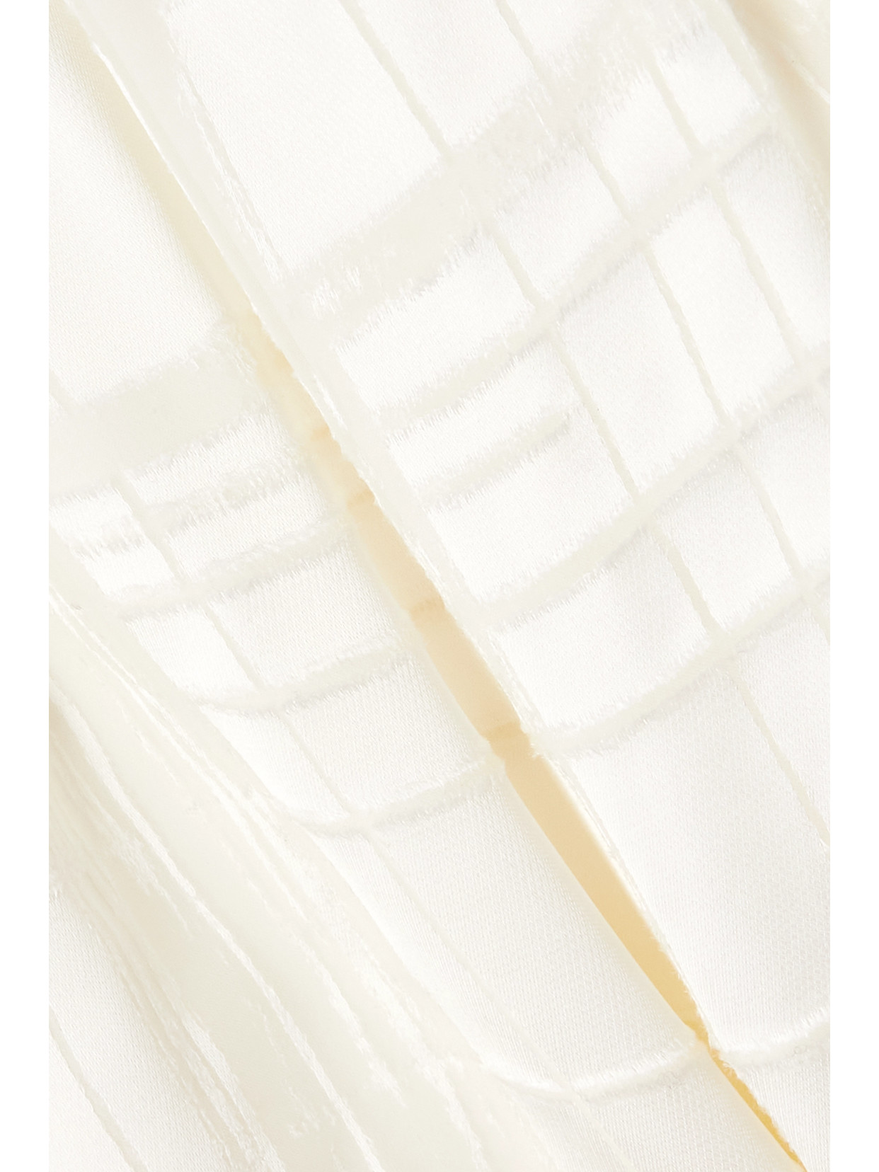 Brunello Cucinelli Satin-jacquard Shorts In White