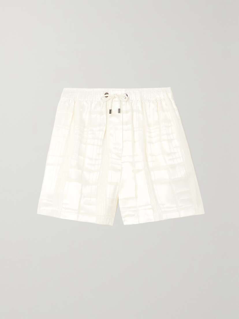 Brunello Cucinelli Satin-jacquard Shorts