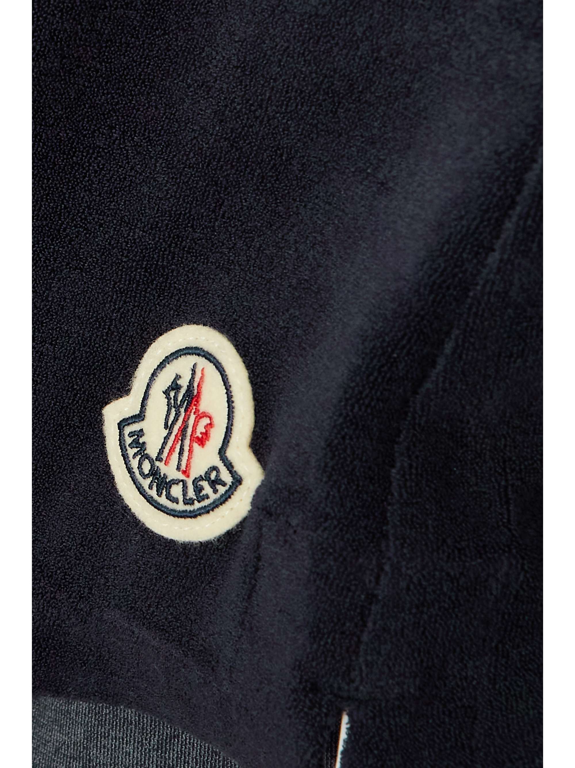 MONCLER Cotton-blend terry shorts
