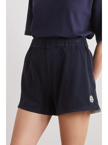 Moncler Cotton-blend terry shorts
