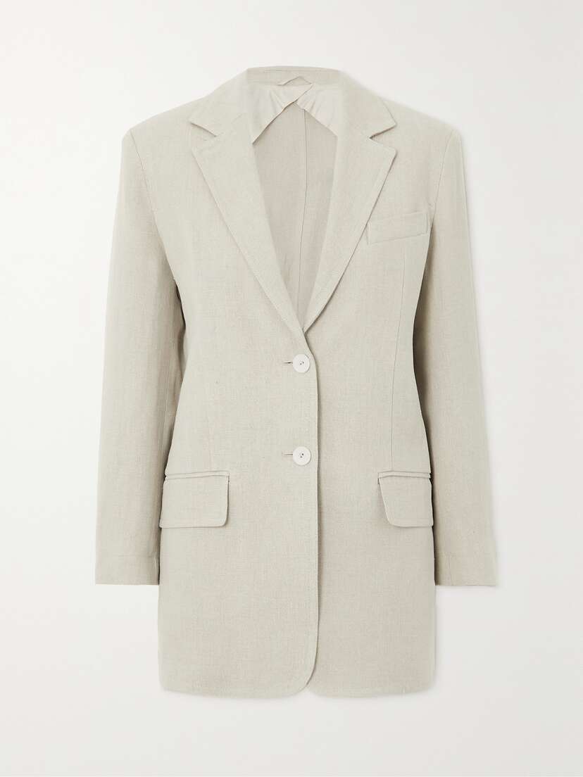 Max Mara — Adelchi linen blazer