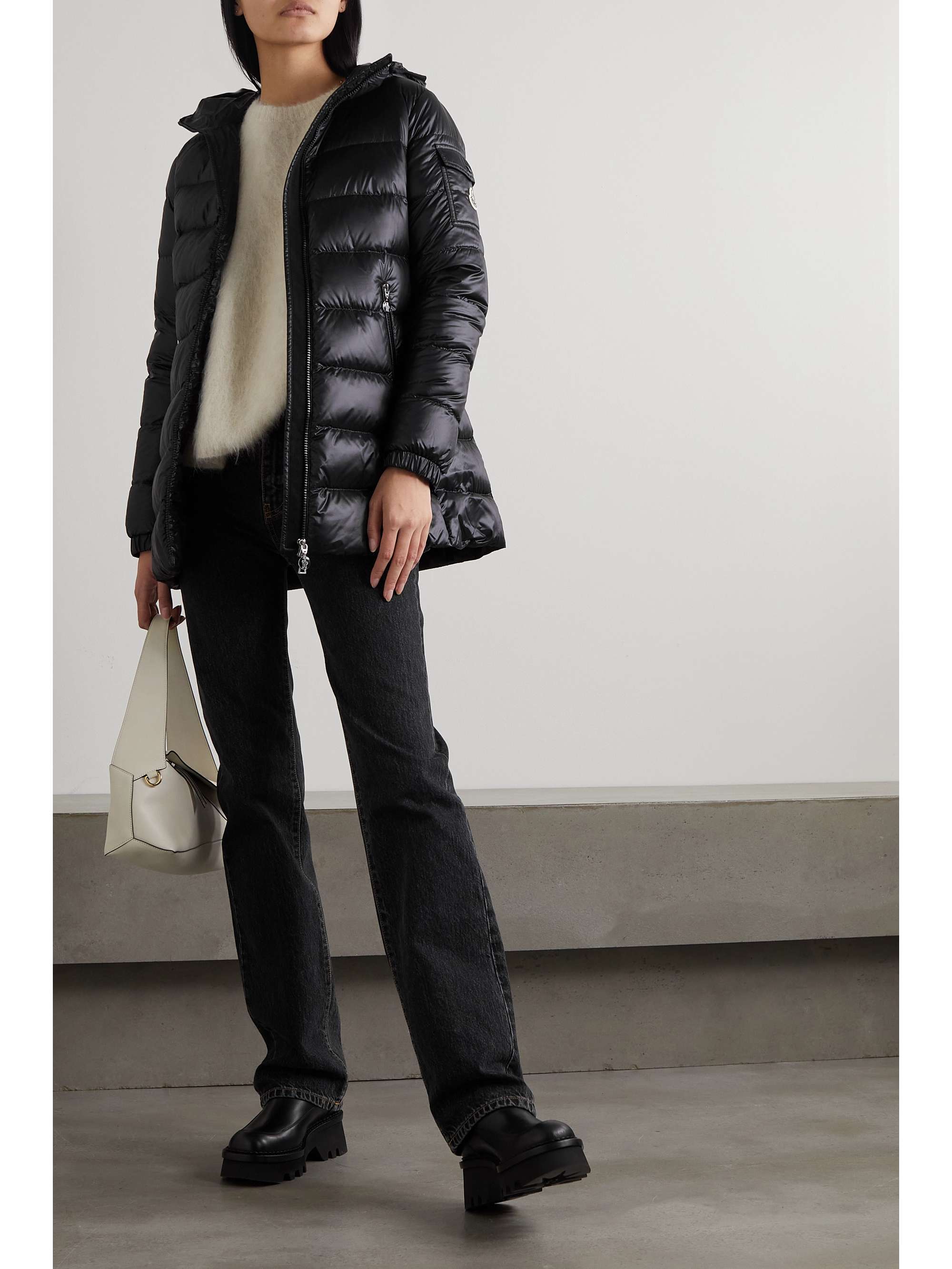 MONCLER Glements hooded quilted shell down jacket