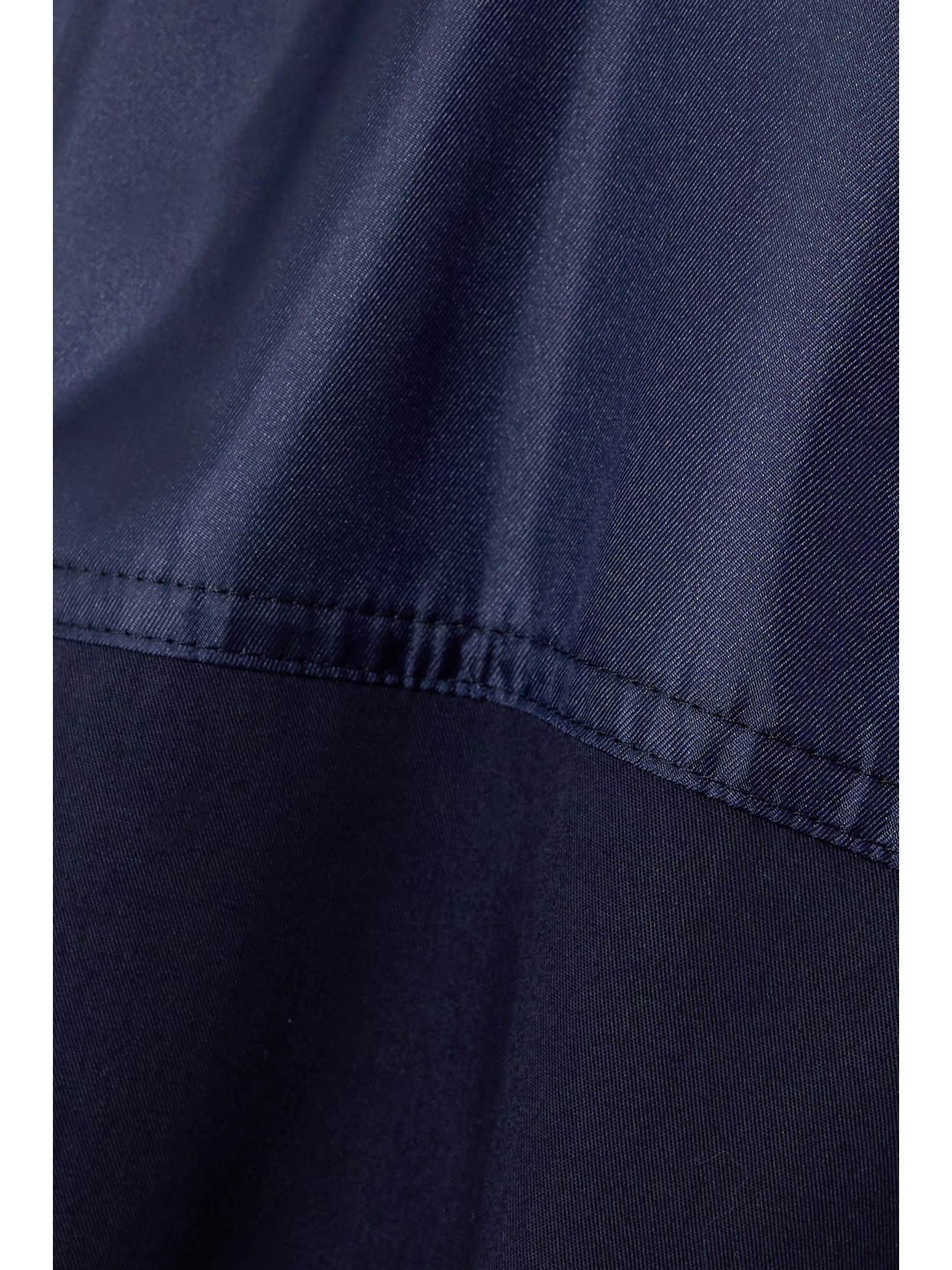 Shop Moncler Gobie Satin And Cotton-blend Twill Bomber Jacket In Blue