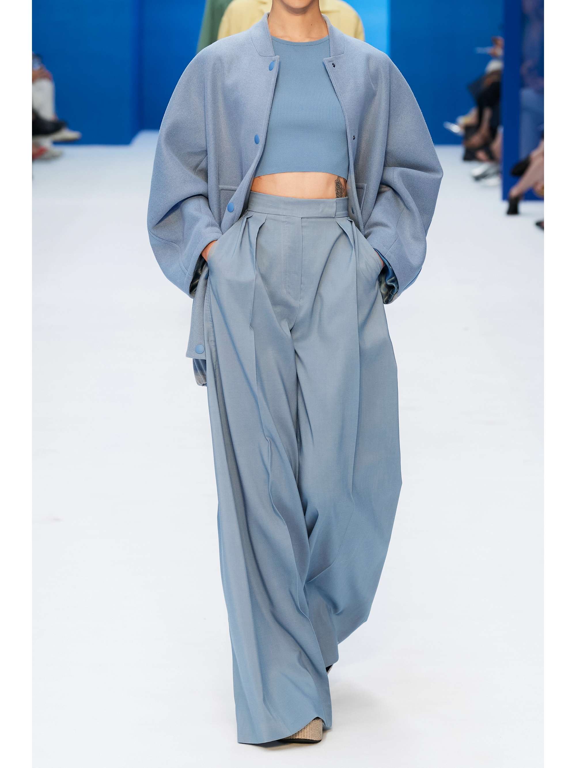 MAX MARA Estonia oversized wool and cashmere-blend bomber jacket