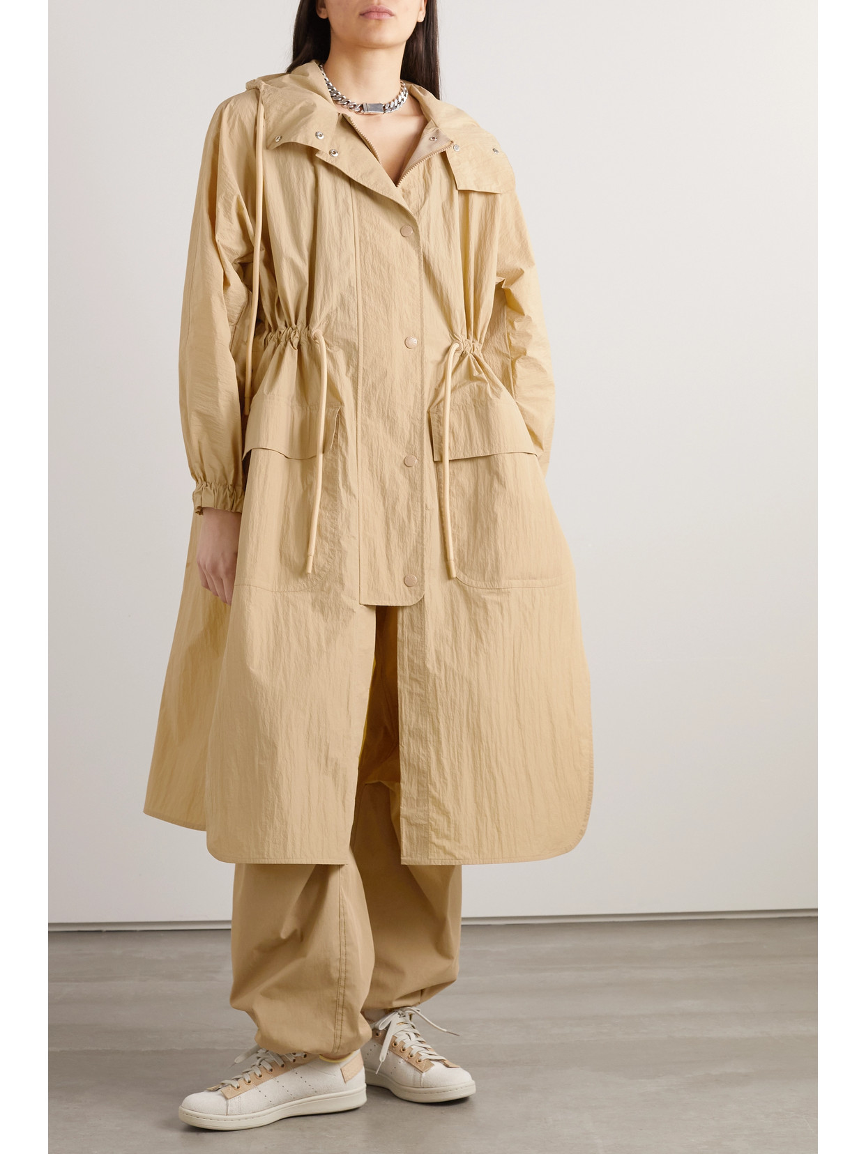 Sologne Crinkled-Shell Parka