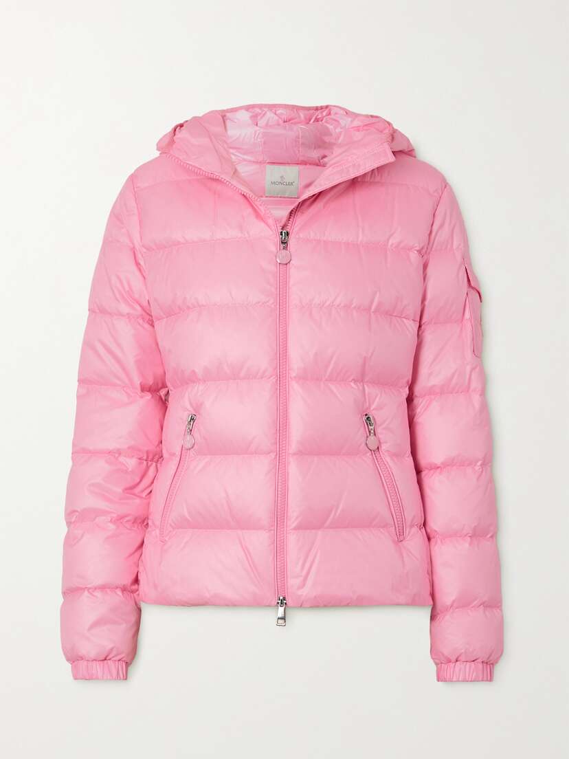 Moncler Gles Hooded Quilted Padded Shell Down Jacket