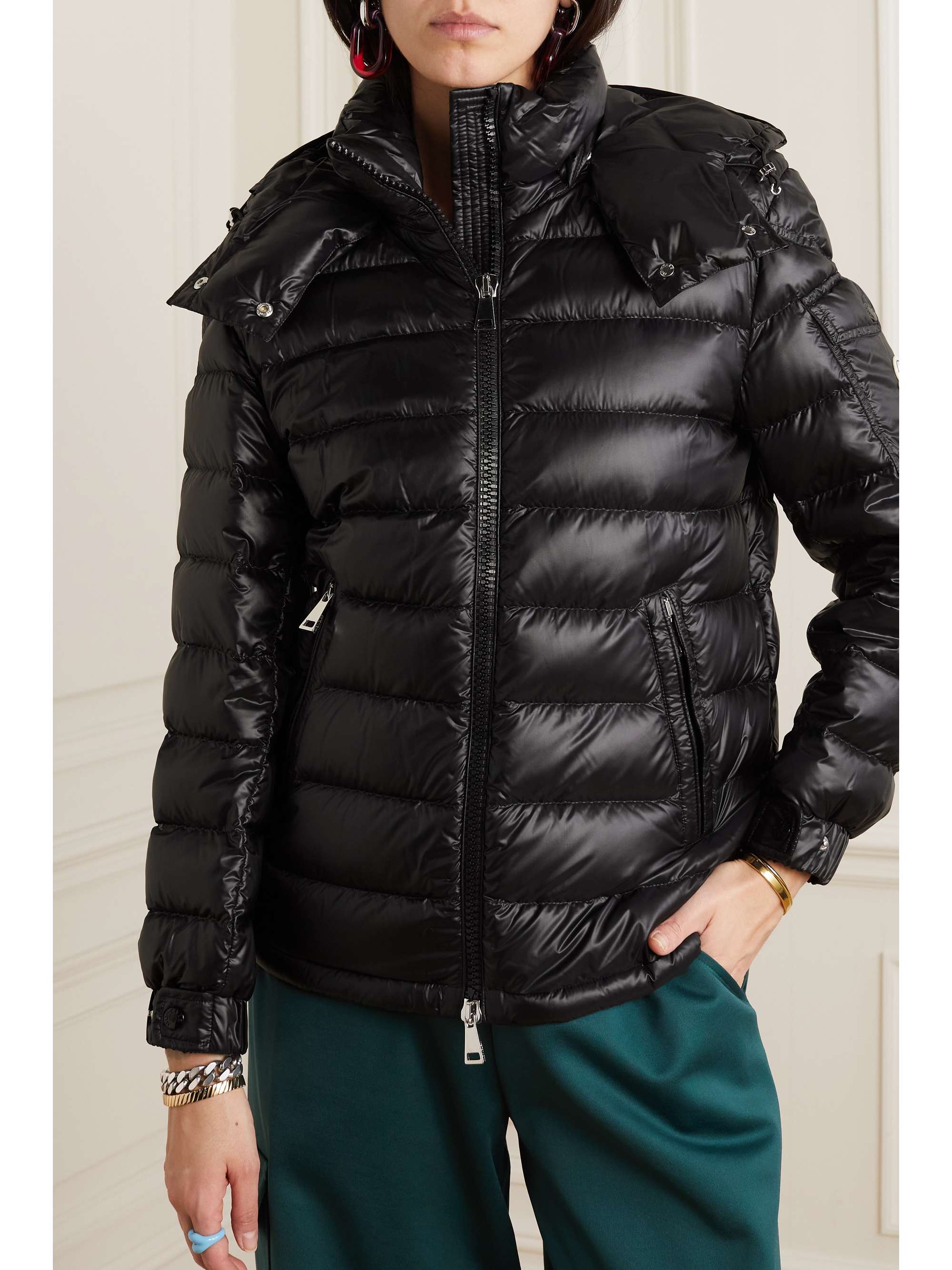 MONCLER Dalles hooded quilted padded shell down jacket | NET-A-PORTER