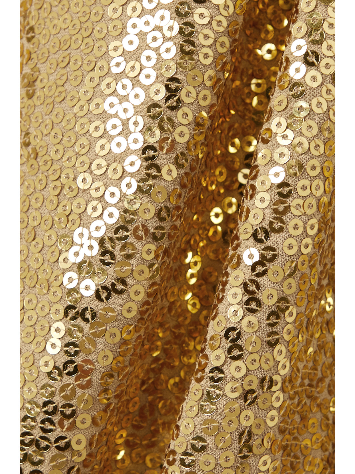 Collection - Wrap-Effect Sequined Jersey Maxi