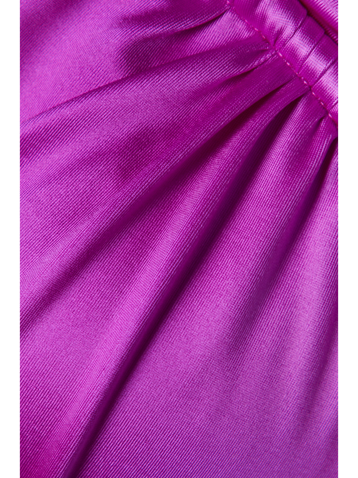 Good American Ruched Demi Cup Top In Purple
