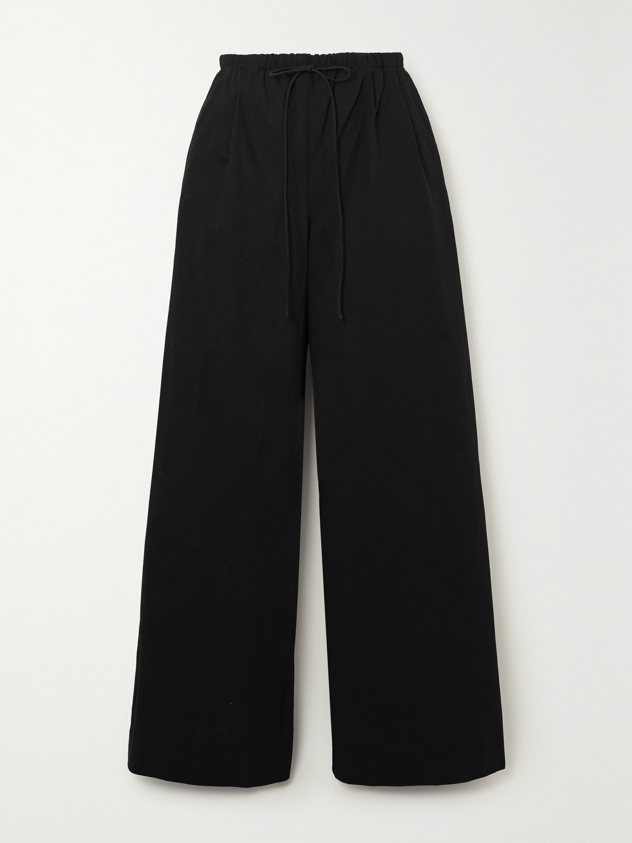 Joslin + Net Sustain Sophia Organic Cotton-twill Wide-leg Pants