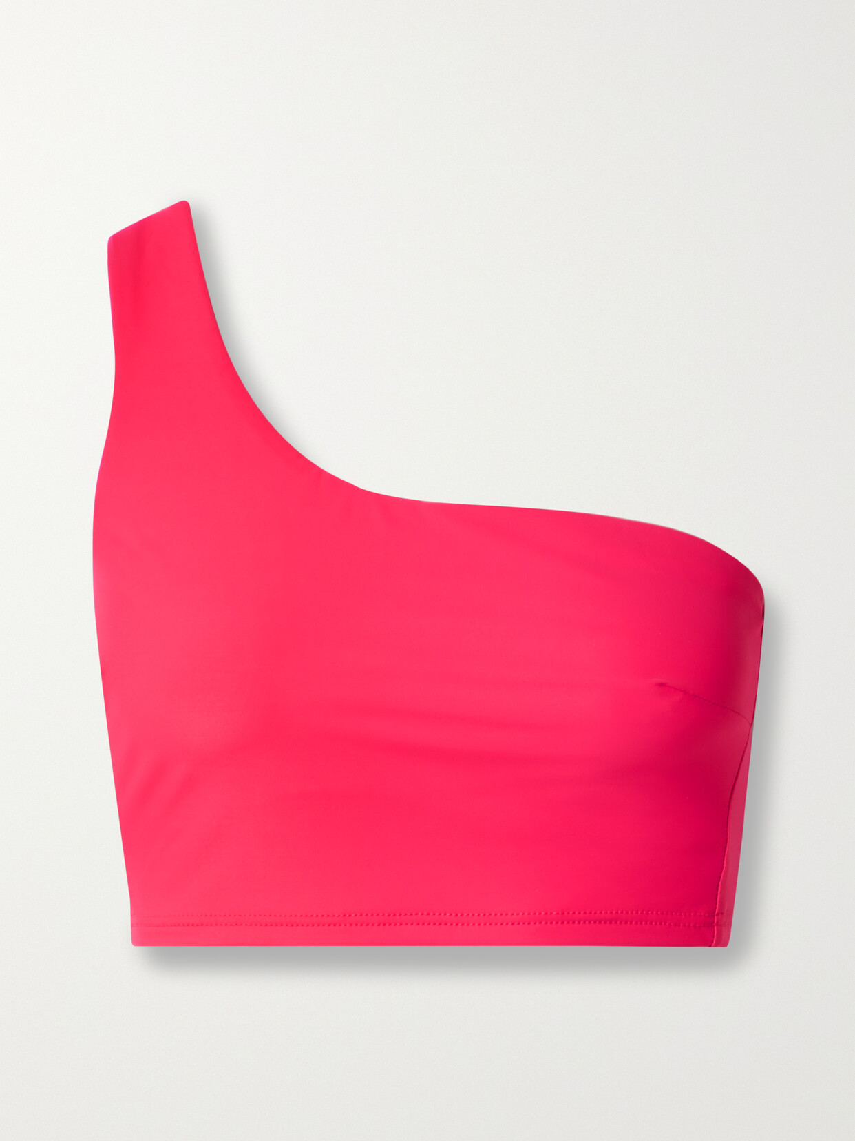 BONDI BORN - Ollie One-shoulder Bikini Top - Pink