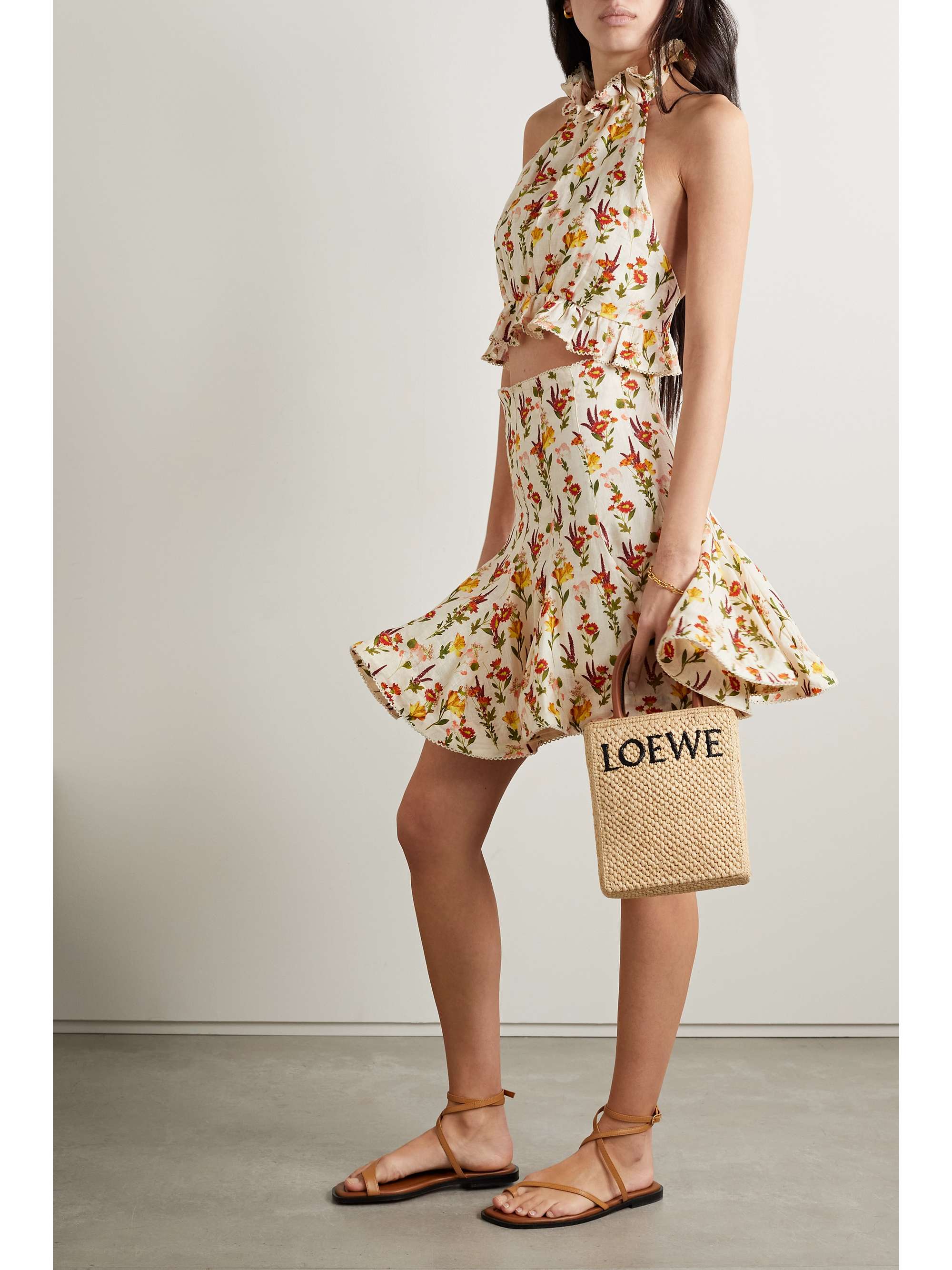 AGUA BY AGUA BENDITA + NET SUSTAIN Nardo Clementina cropped floral