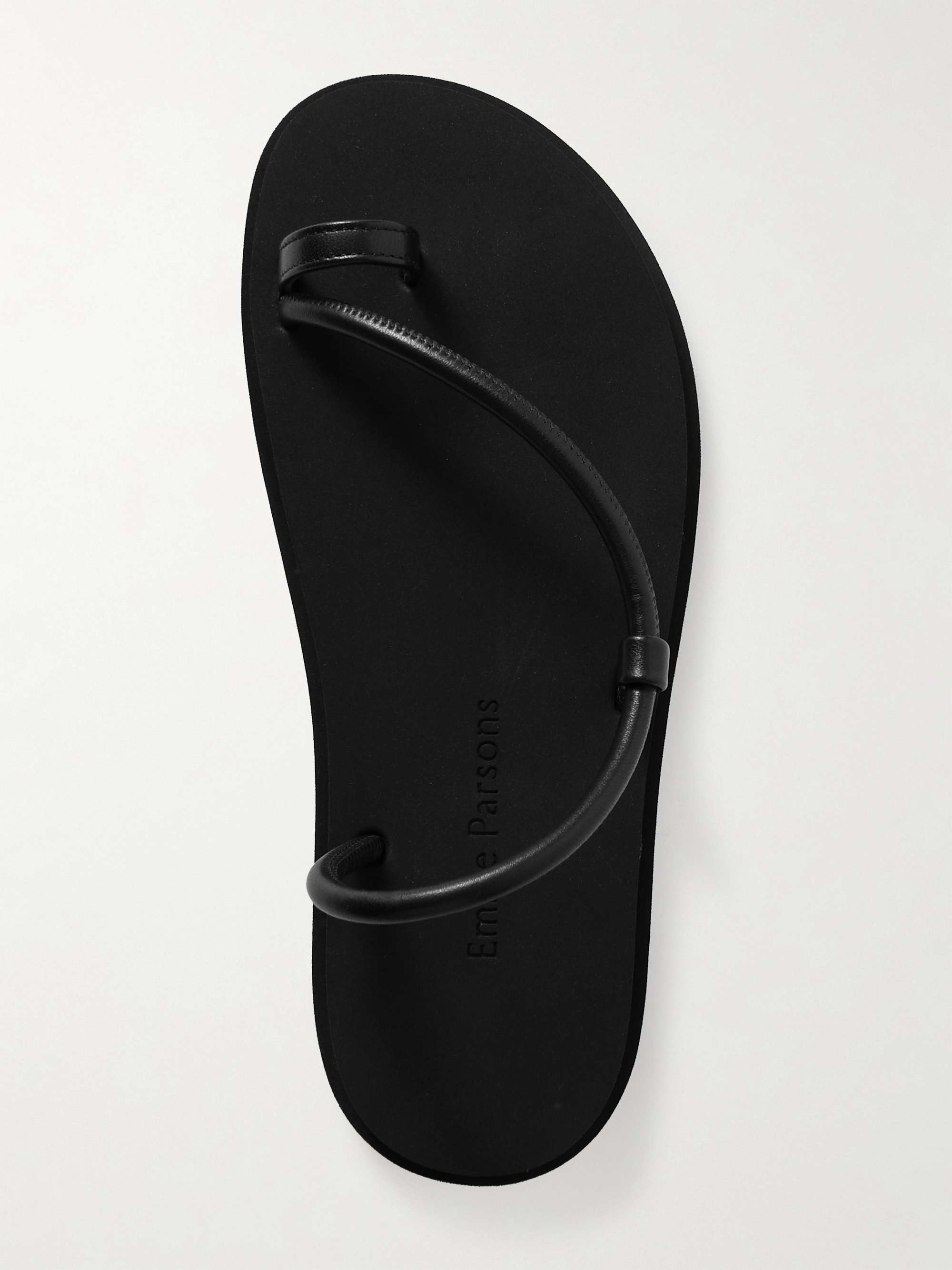 EMME PARSONS Bari Pool leather slides | NET-A-PORTER