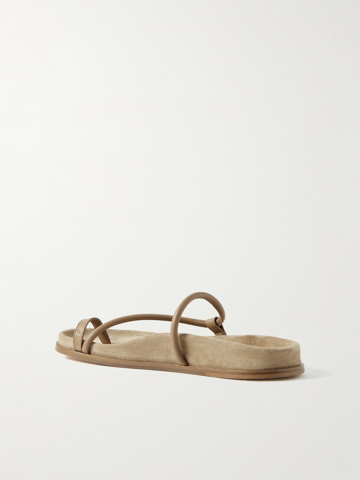 Shop Emme Parsons Bari Leather Sandals In Brown