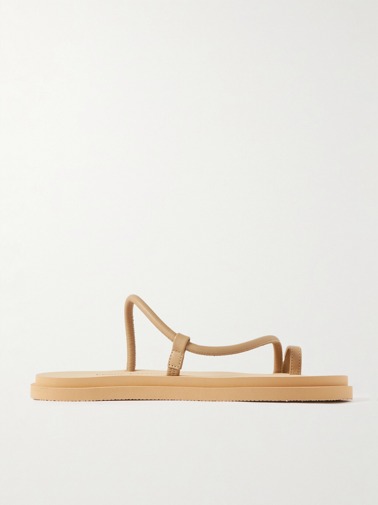 Emme Parsons Bari Leather Sandals In Neutrals