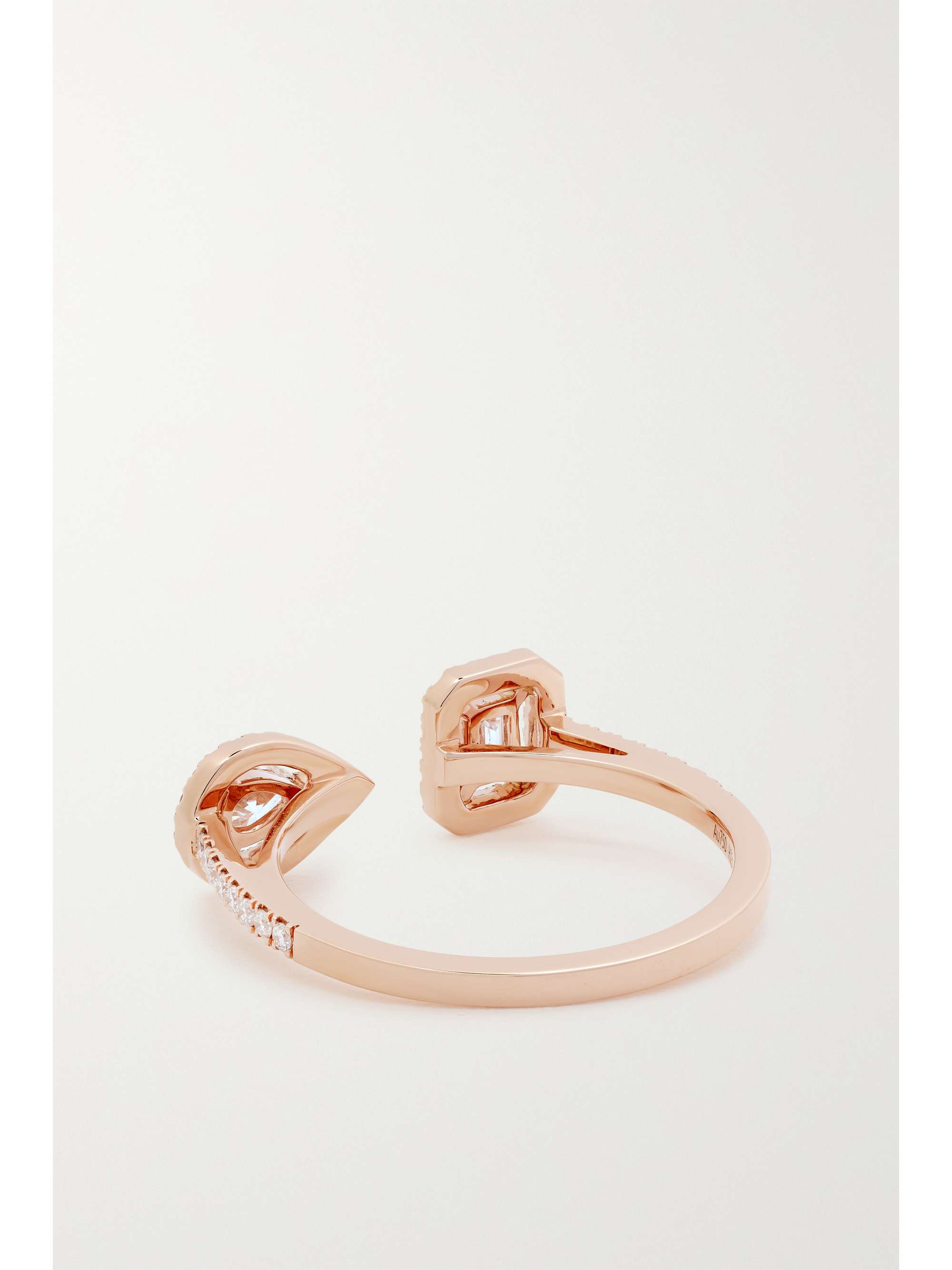 MESSIKA My Twin Toi & Moi 18-karat rose gold diamond ring