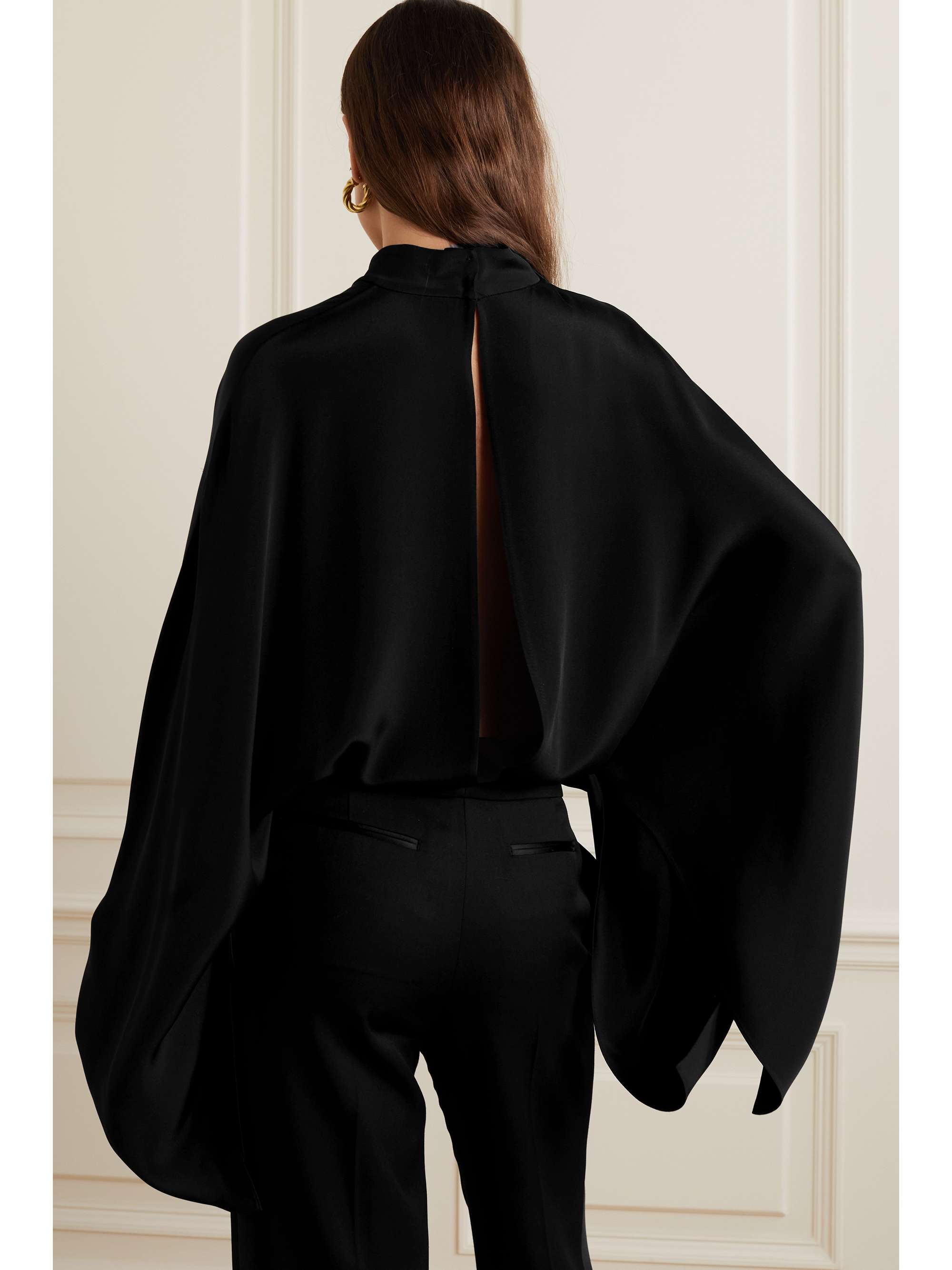 TOM FORD Silk crepe de chine bodysuit