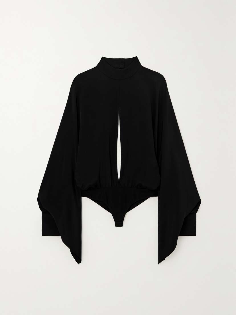 Tom Ford Silk Crepe De Chine Bodysuit