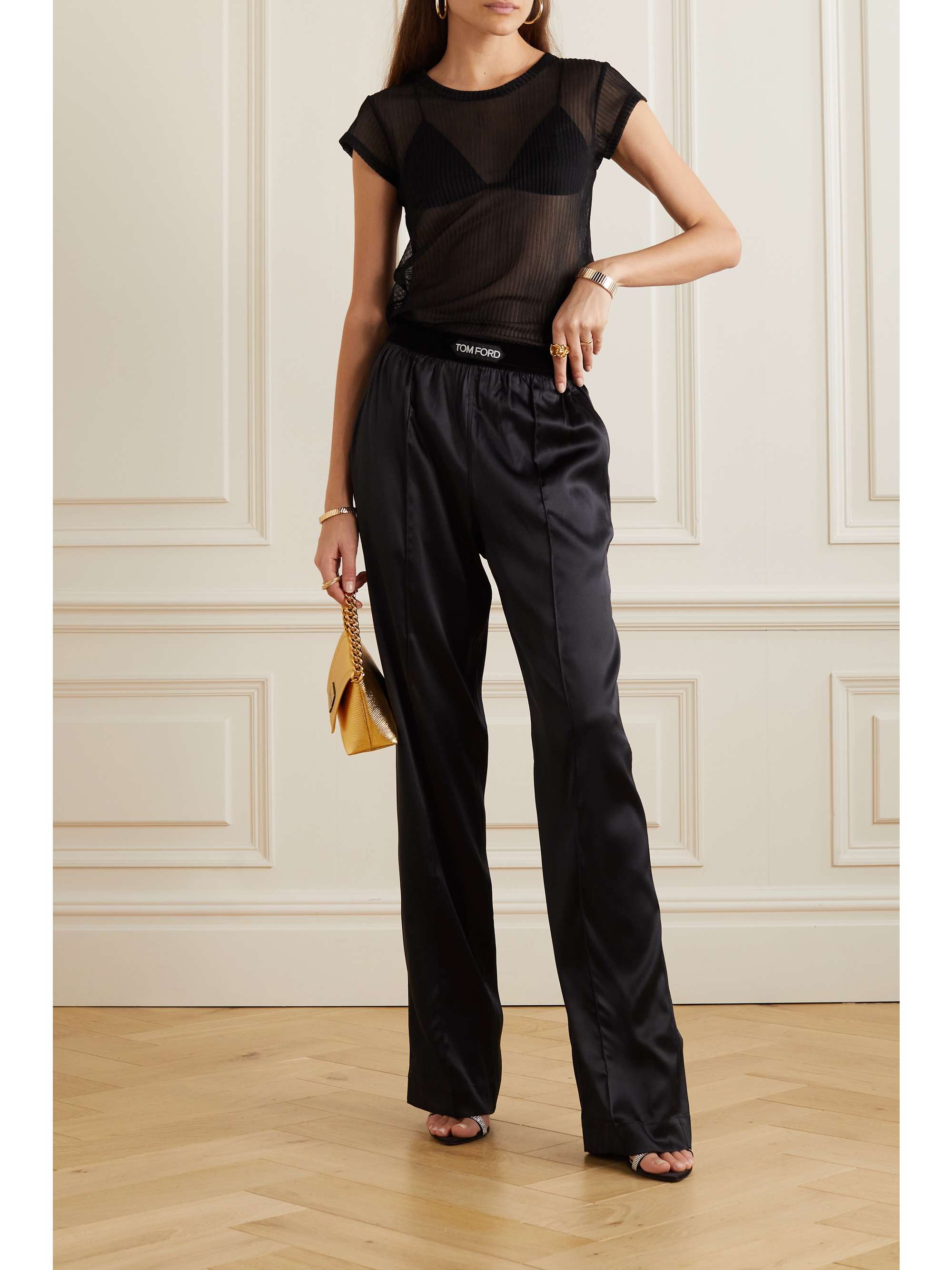 TOM FORD Ribbed jersey top
