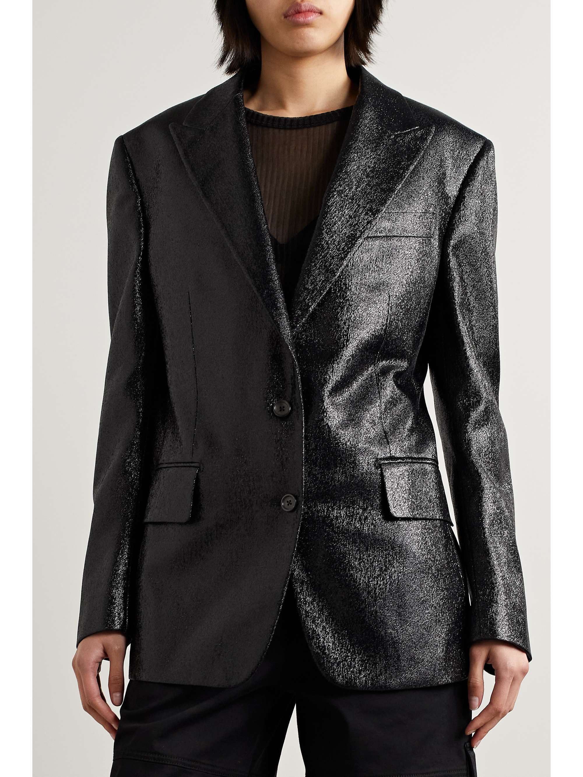 TOM FORD Lamé blazer | NET-A-PORTER