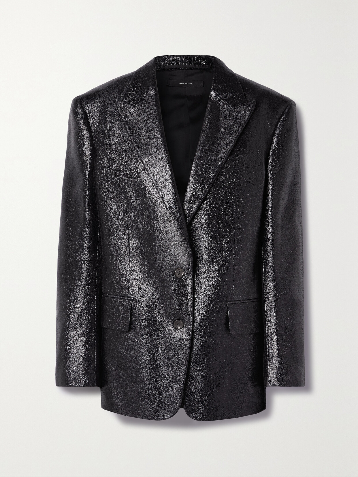 TOM FORD Lamé Blazer - Black