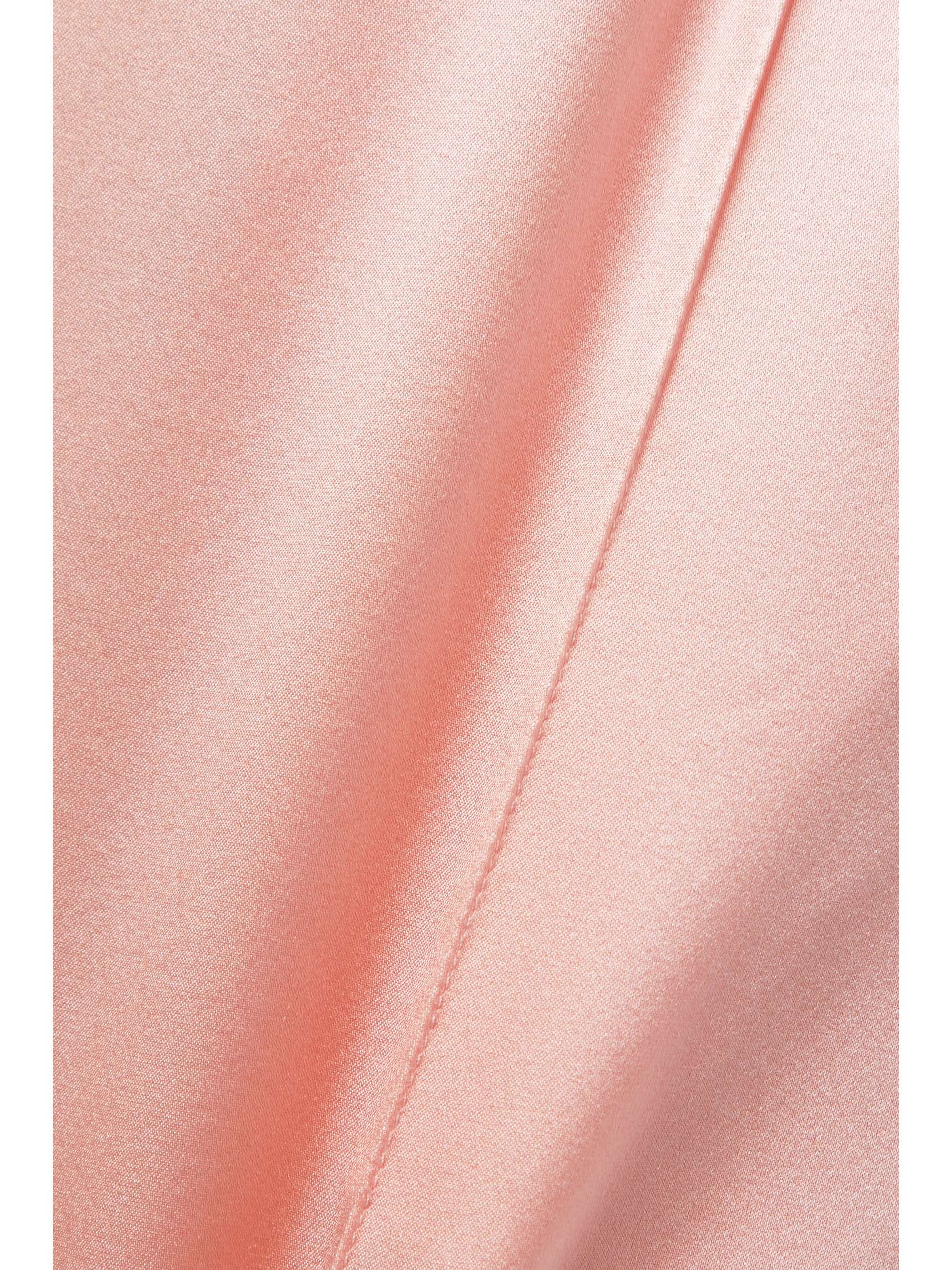 TOM FORD Velvet-trimmed stretch-silk satin pants