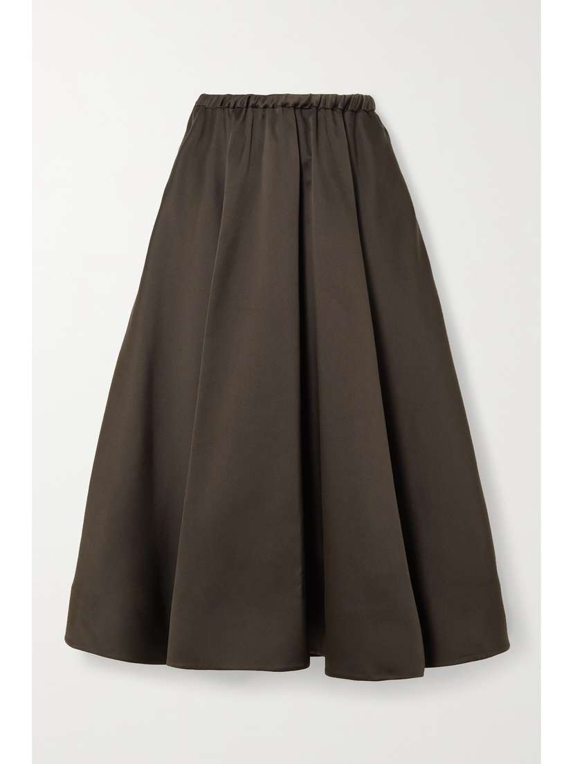 Valentino Garavani Duchesse-satin Midi Skirt