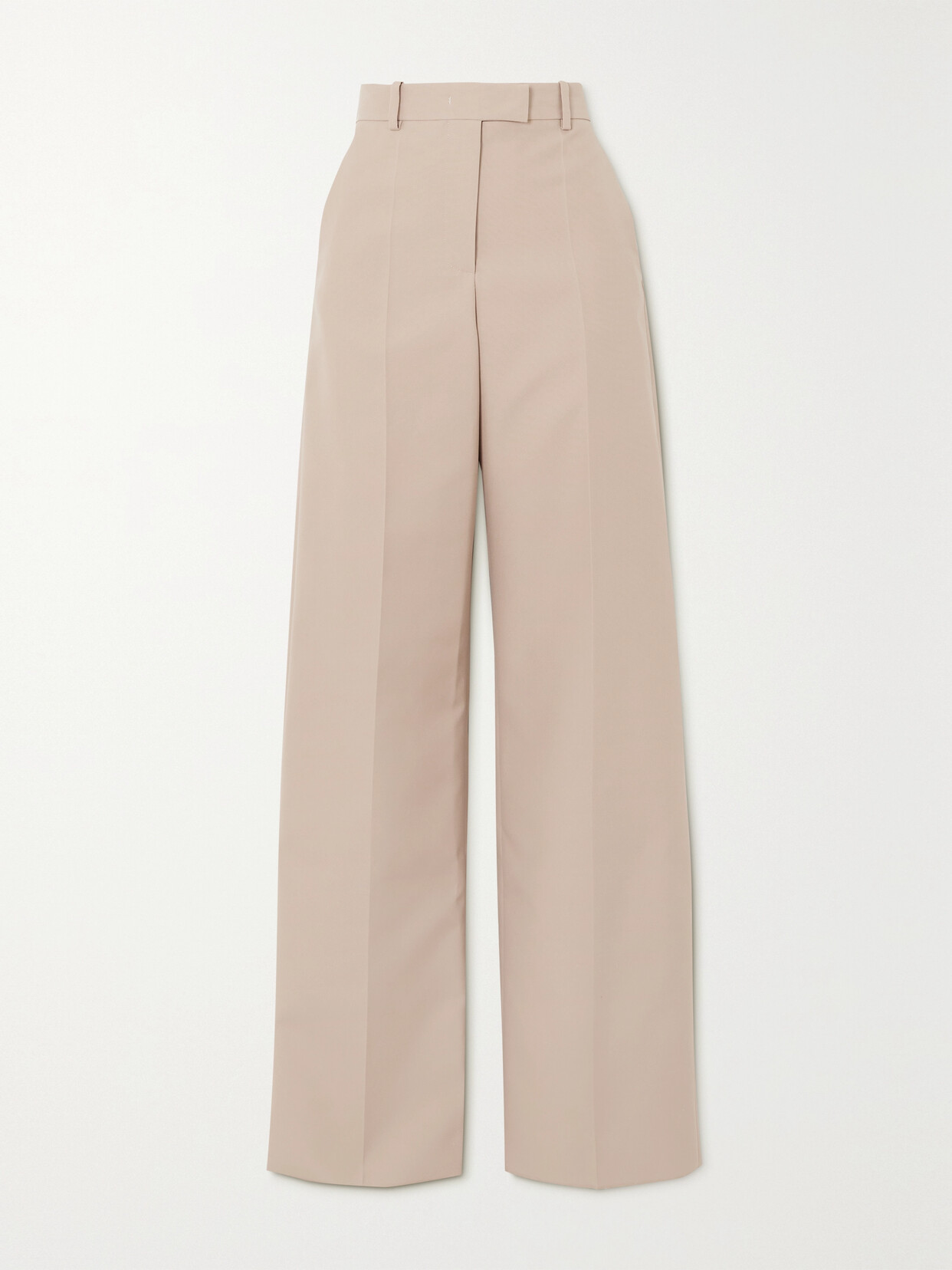 Valentino Garavani - Grain De Poudre Wool Straight-leg Pants - Neutrals