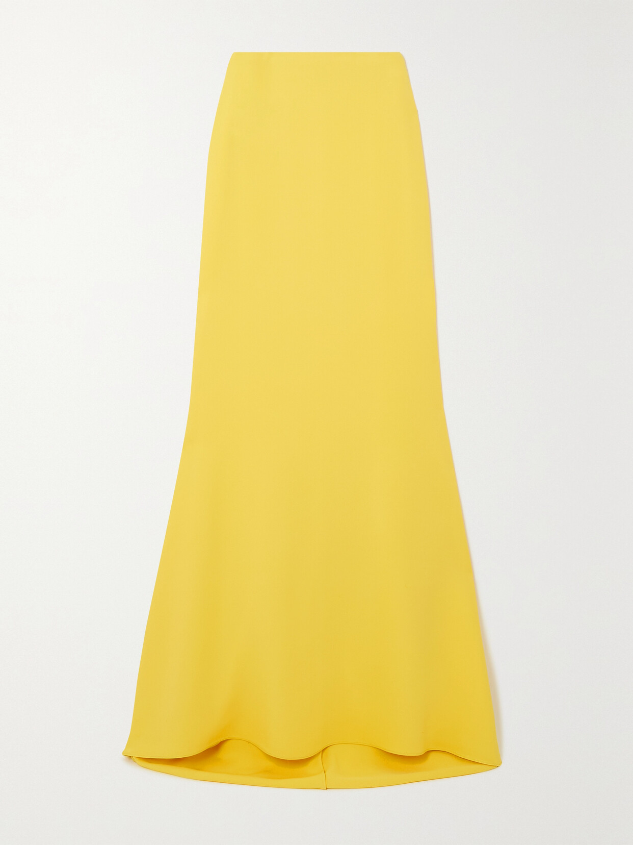 Valentino - Silk Maxi Skirt - Yellow