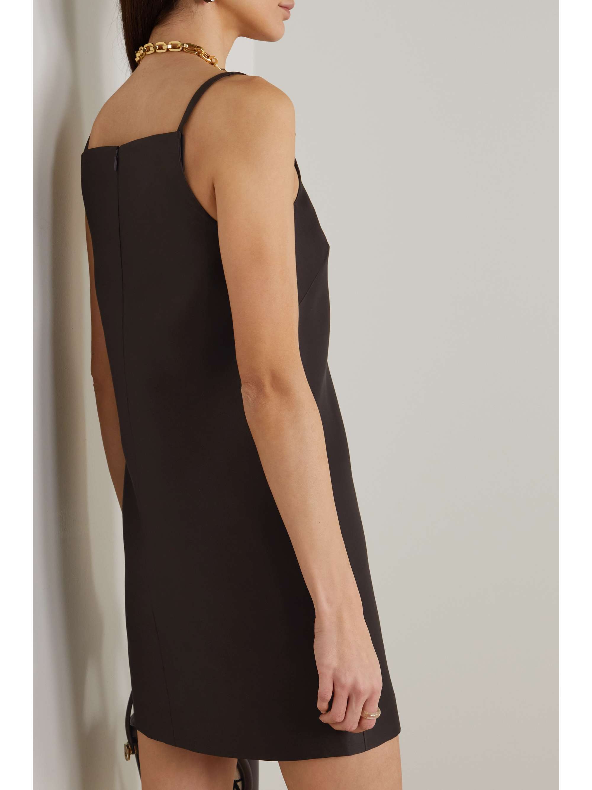 VALENTINO GARAVANI Duchesse-satin mini dress