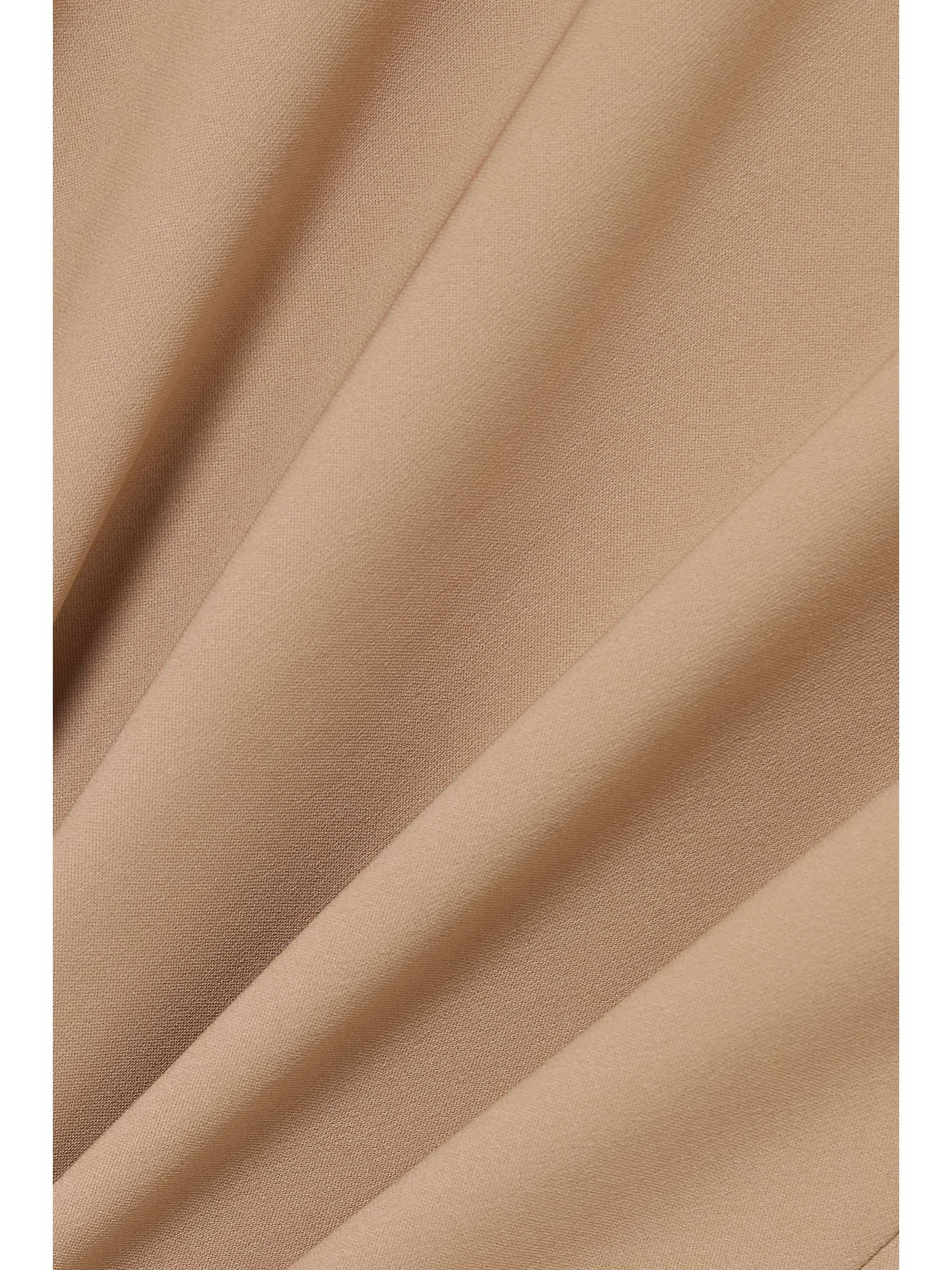 VALENTINO GARAVANI Cape-effect cutout silk midi dress