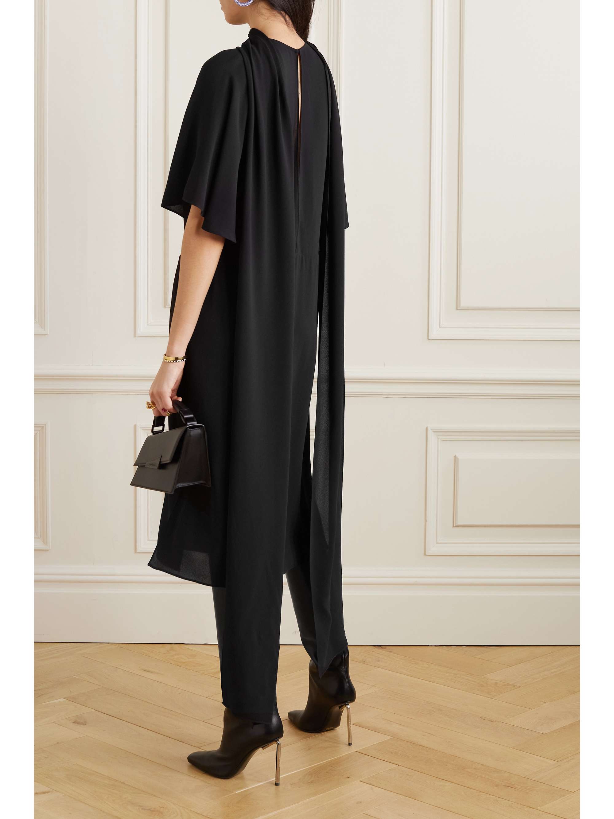 AZ FACTORY + Lutz Huelle Chrissy crepe midi dress