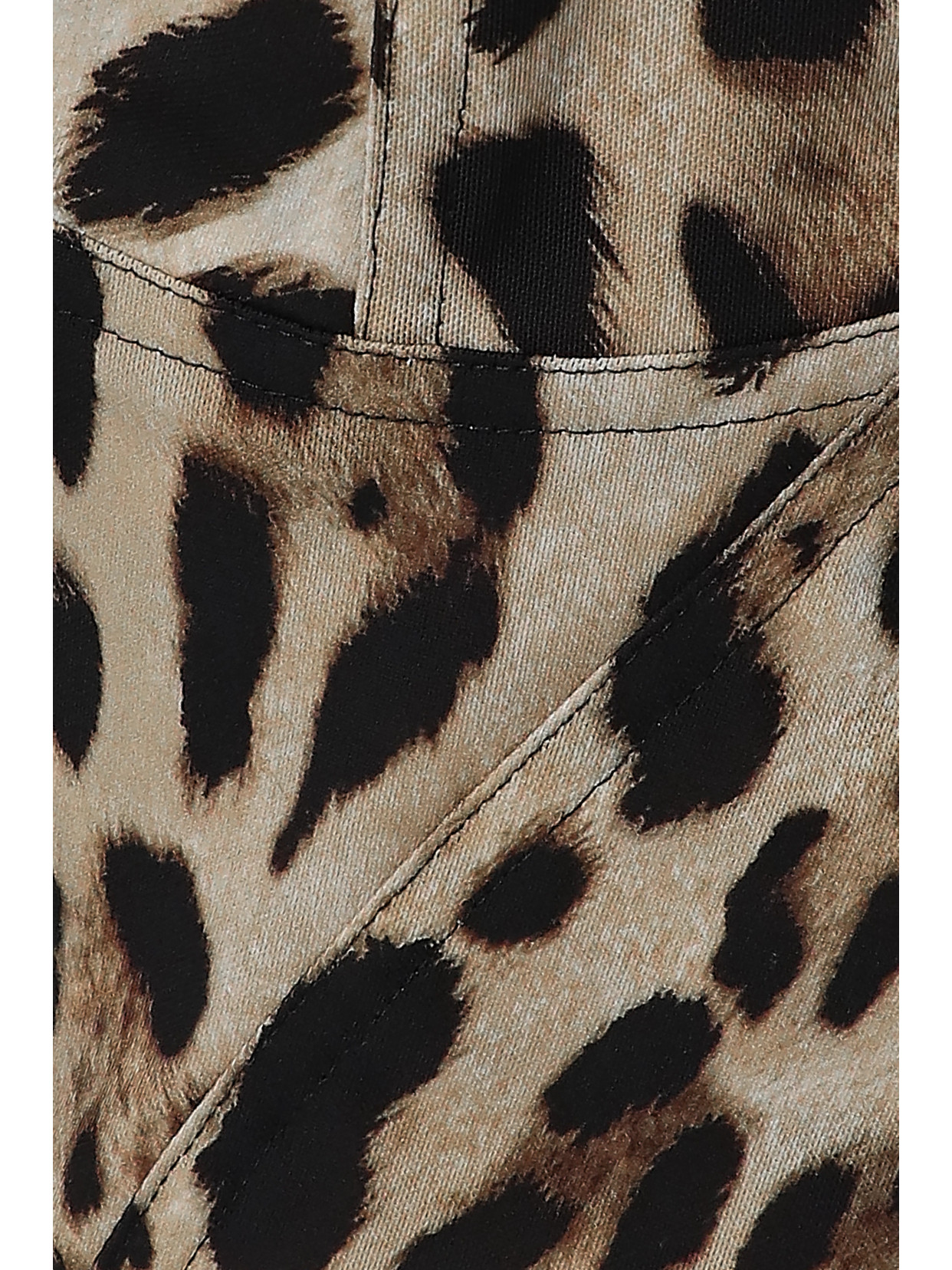 Dolce & Gabbana Cropped Leopard-print Stretch-canvas Bustier Top In Animal Print