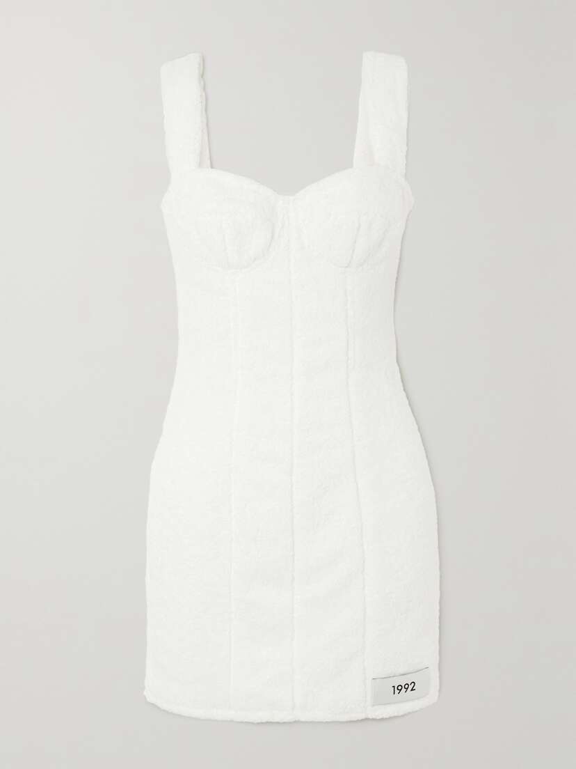Dolce & Gabbana Cotton-terry Mini Dress