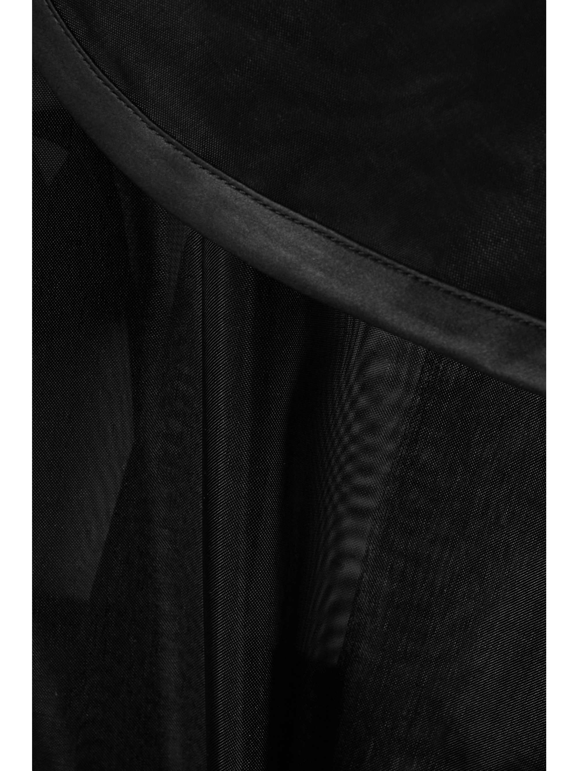 DOLCE&GABBANA Kim faux fur-trimmed organza trench coat