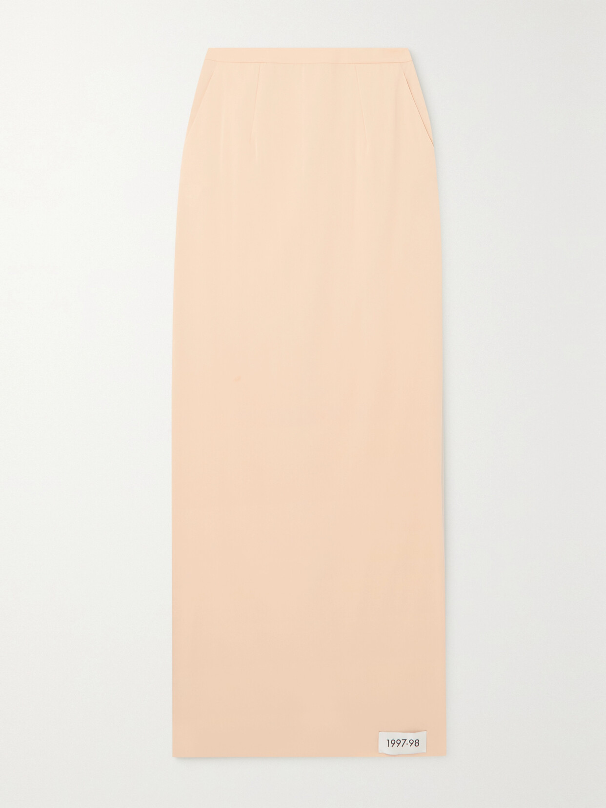 Dolce & Gabbana - Stretch-silk Georgette Maxi Skirt - Neutrals