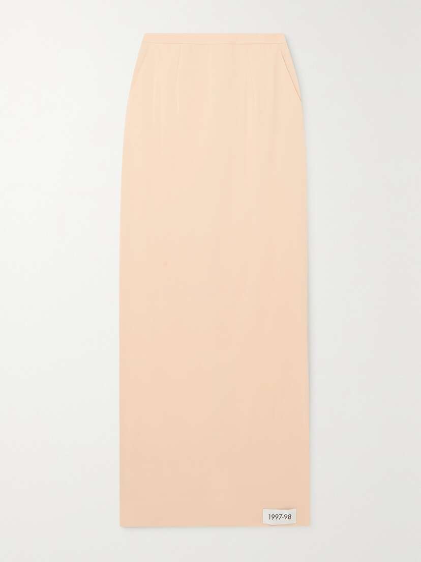 Dolce & Gabbana Stretch-silk Georgette Maxi Skirt