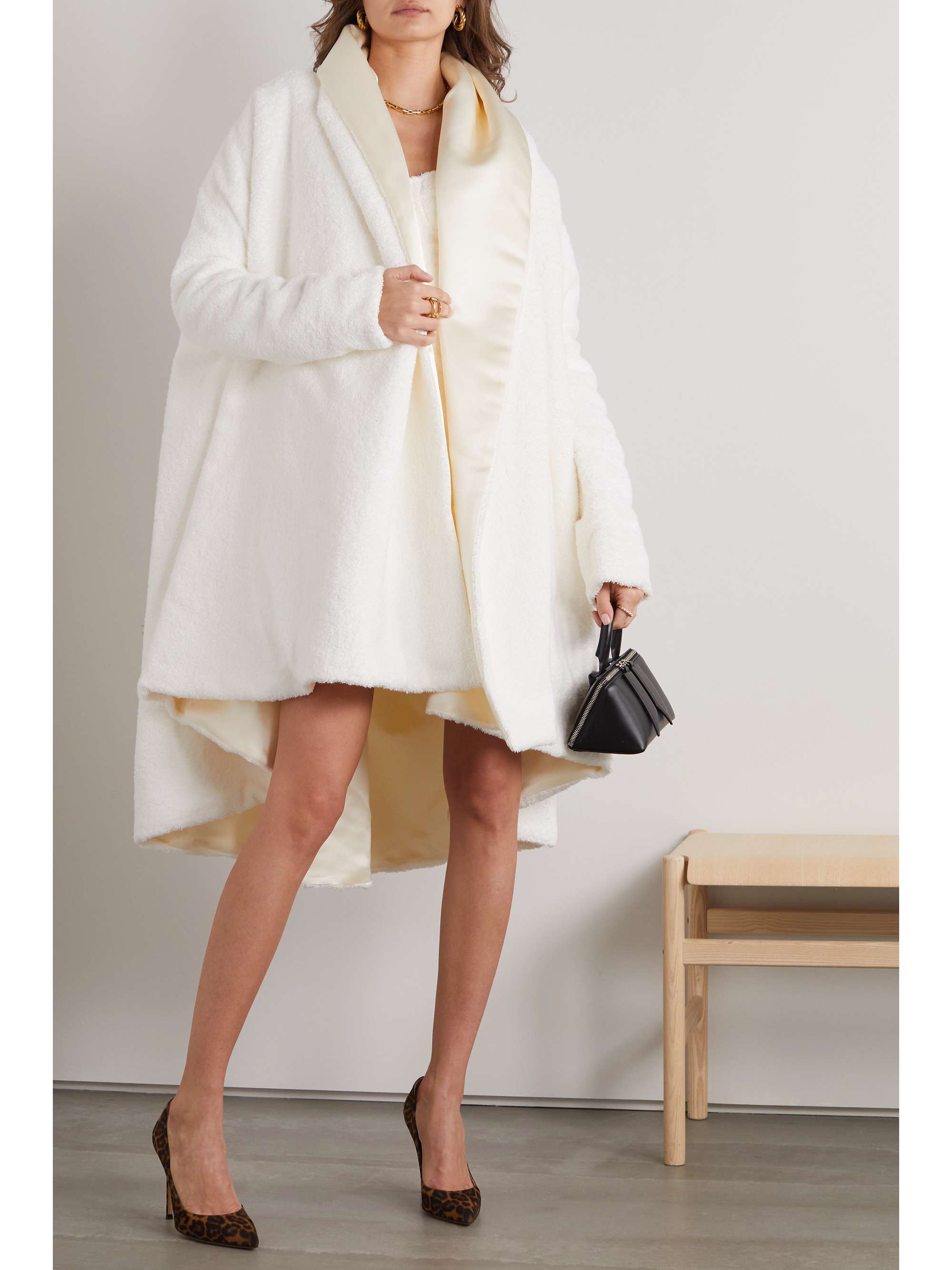 DOLCE & GABBANA Cotton-terry coat | NET-A-PORTER