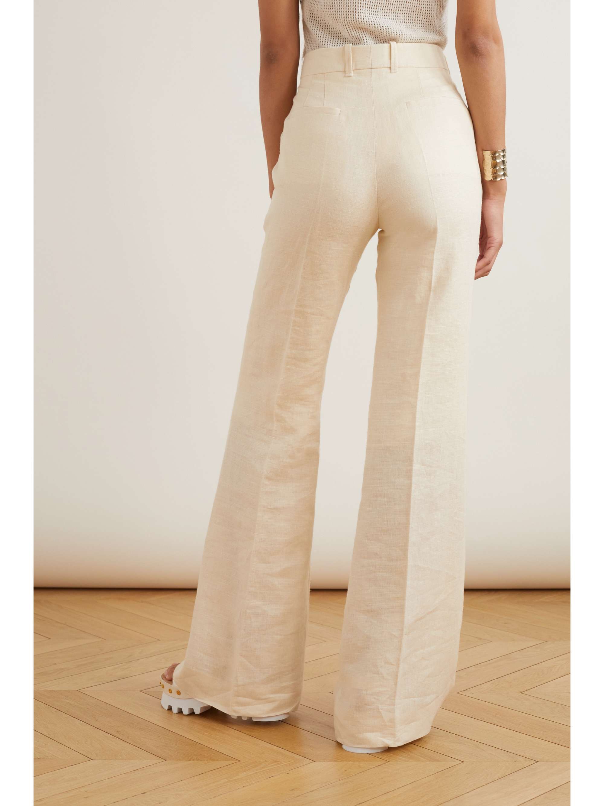 CHLOÉ Linen wide-leg pants