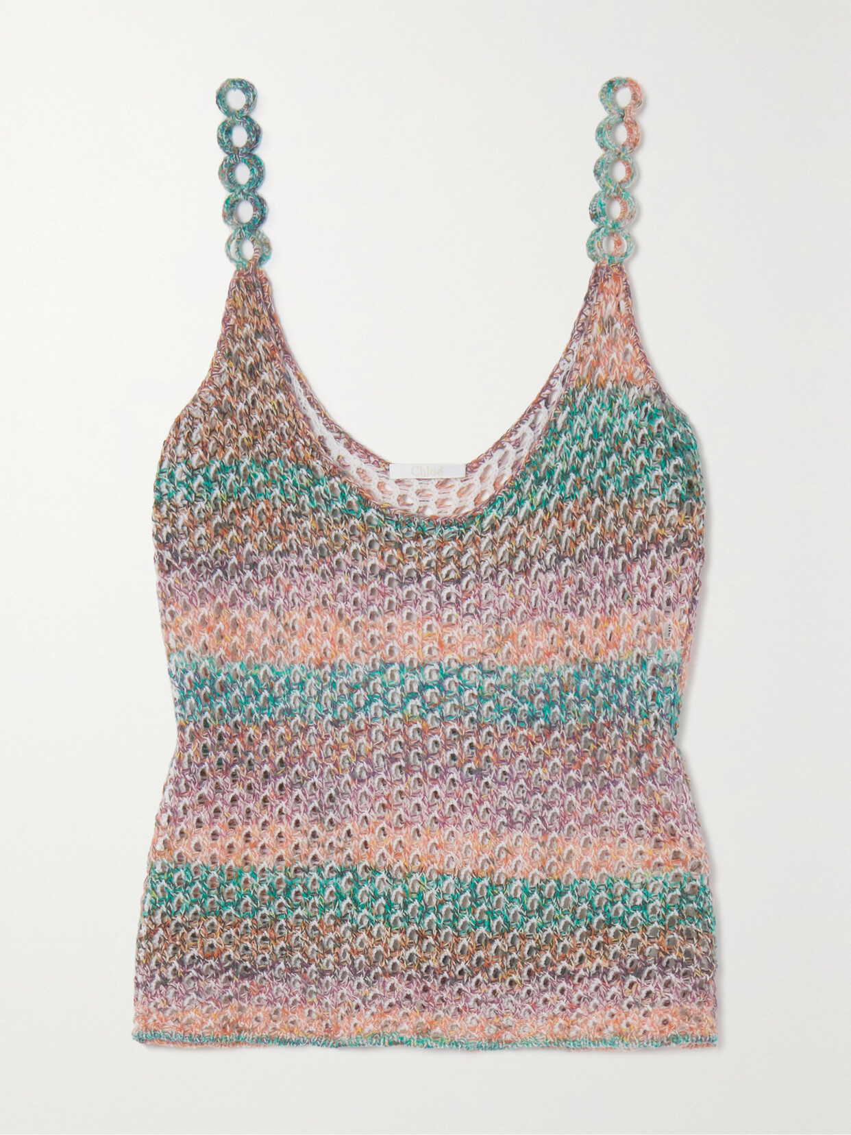 Chloé - Striped Wool Tank - Purple