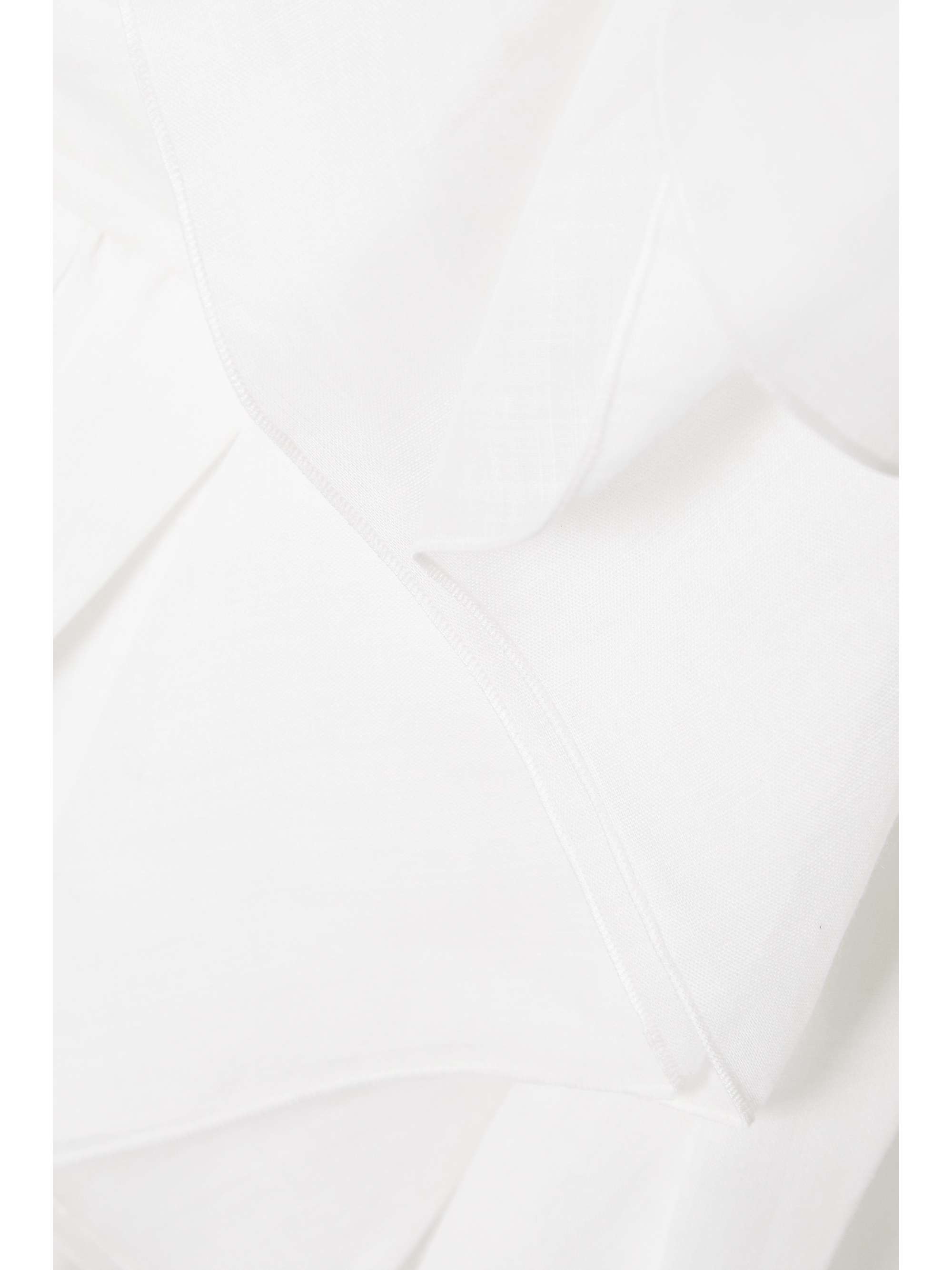 CHLOÉ 【NET SUSTAIN】荷叶边苎麻巴里纱女衫