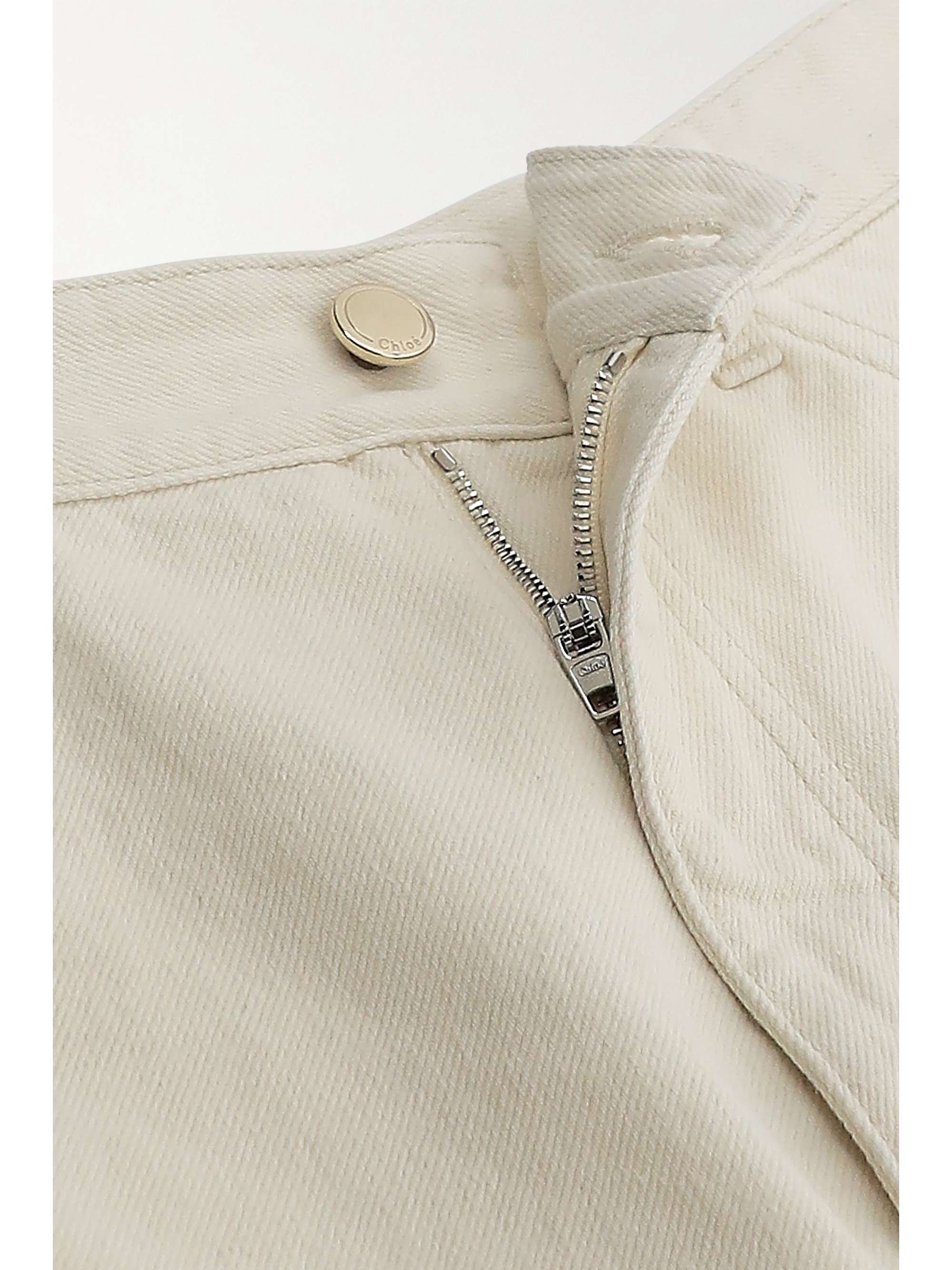 CHLOÉ + NET SUSTAIN High-rise flared jeans