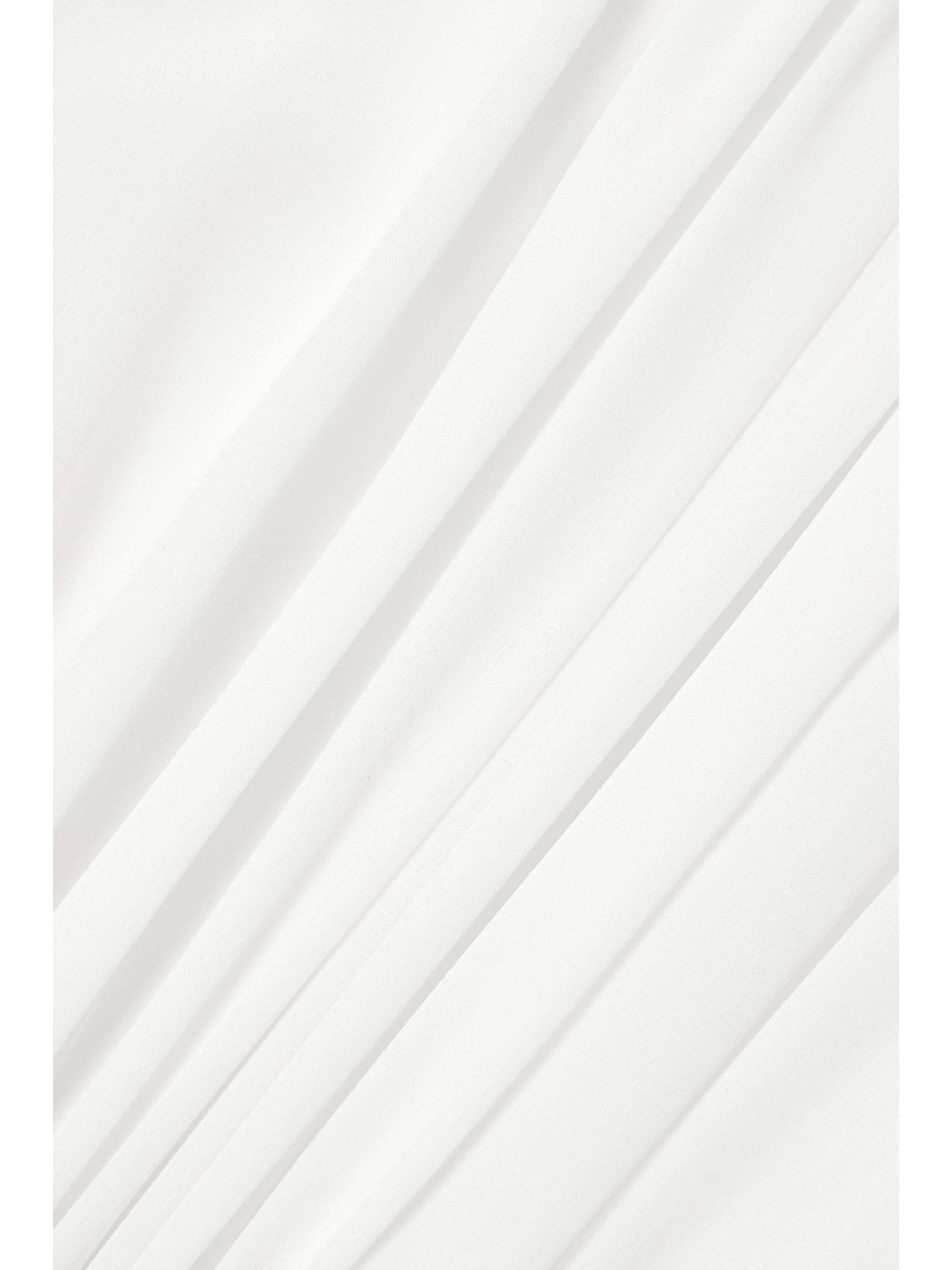 CHLOÉ + NET SUSTAIN off-the-shoulder organic silk crepe de chine midi dress